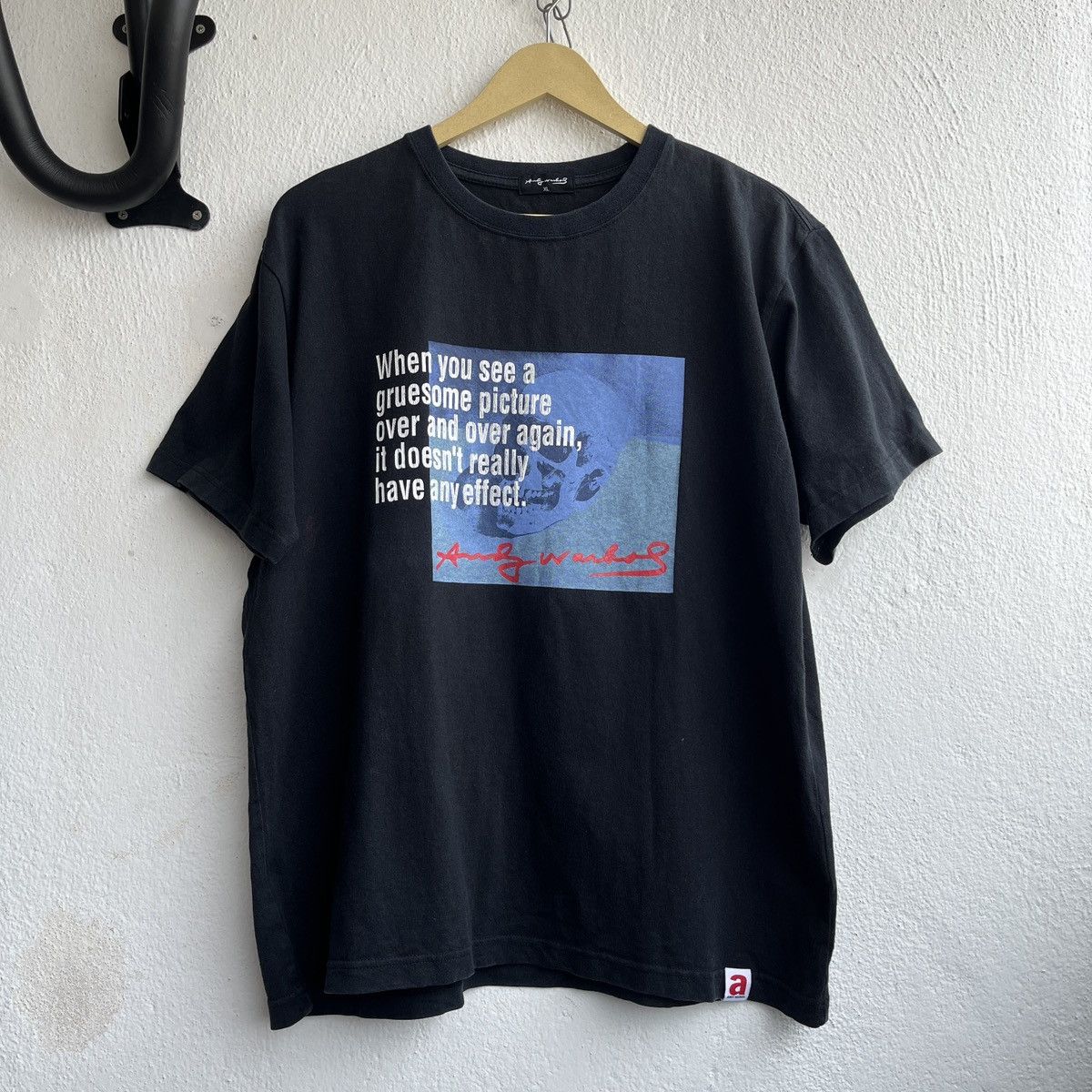 Andy Warhol ANDY WARHOL SKULL FRONT PRINTED TSHIRT UNIQLO Size US XL / EU 56 / 4 - 1 Thumbnail