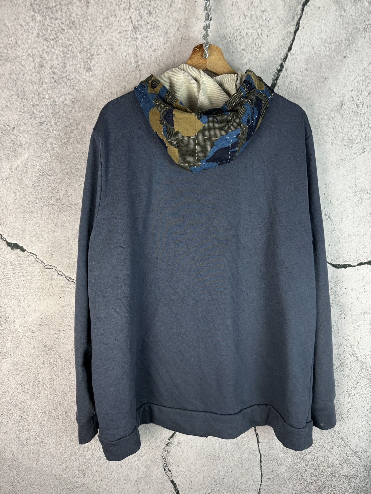 Nike Crazy Y2K Nike Military Camo Zip Up Hoodie Sweatshirt Black Size US XL / EU 56 / 4 - 2 Thumbnail