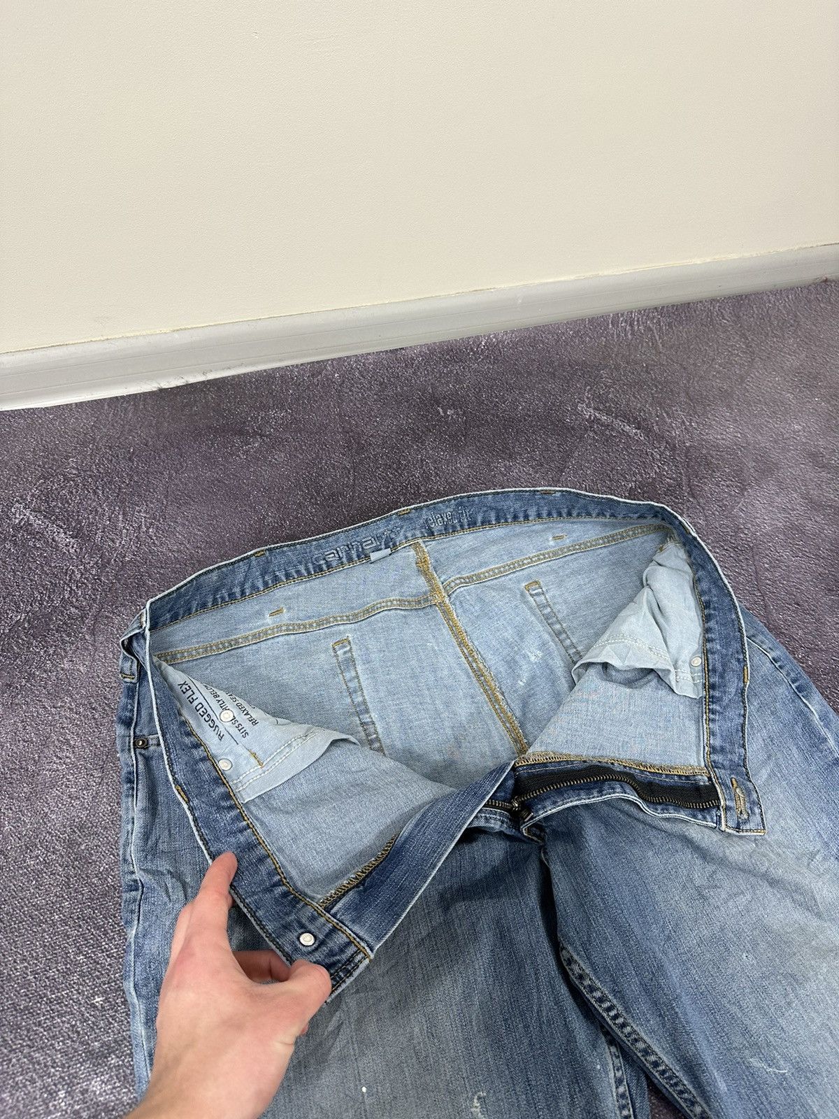 Carhartt Vintage Carhartt Faded Denim USA Baggy Hype Opium Work Jeans Size US 40 / EU 56 - 19 Thumbnail