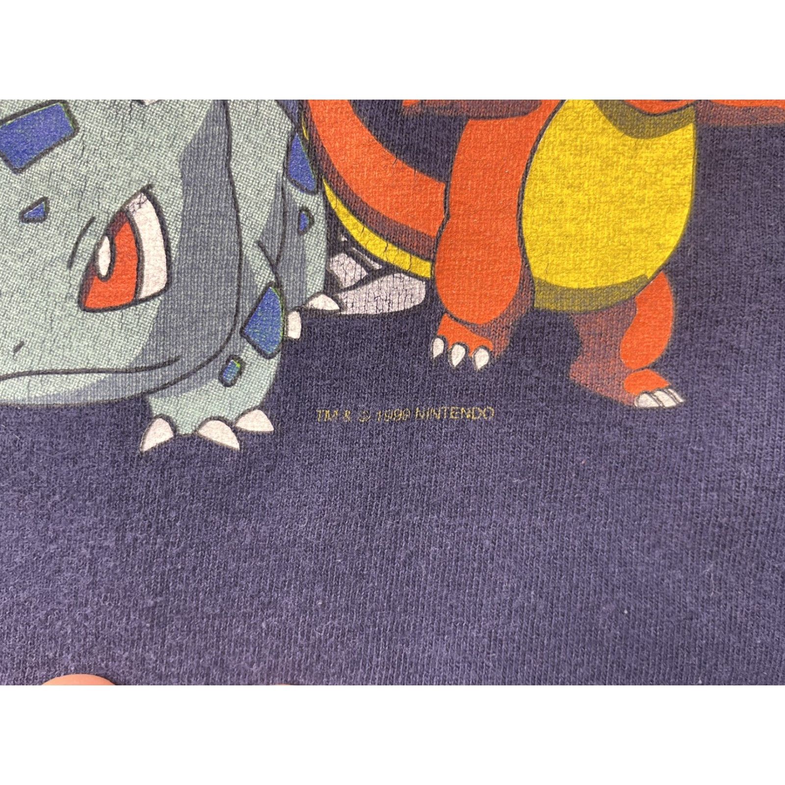 Nintendo VINTAGE 1999 Pokemon Nintendo T-Shirt Size Adult Small Double-Sided Ash Pickachu Mens S Blue T-Shirt Pokemon Size US S / EU 44-46 / 1 - 6 Thumbnail
