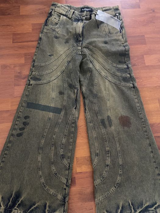 No Faith Studios NO FAITH STUDIOS heavy wave jeans (rare) | Grailed