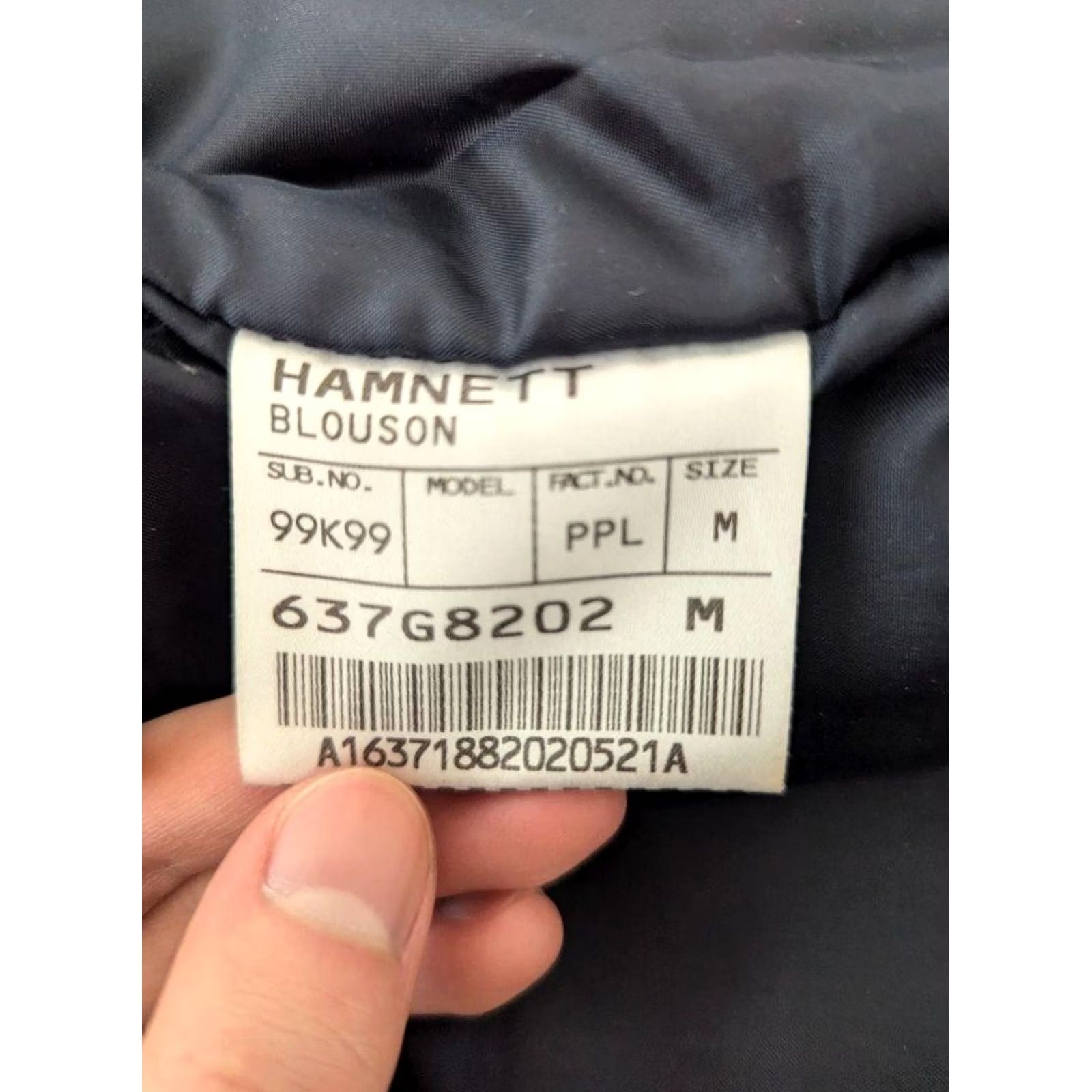 Vintage KATHARINE HAMNETT Cropped Bomber Jacket Navy M- L Vintage 80s Retro Mens Womens (Used) Size US M / EU 48-50 / 2 - 4 Thumbnail