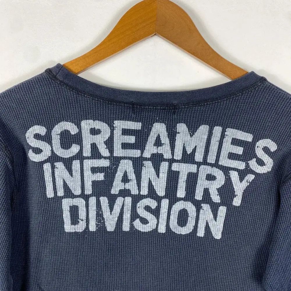 Japanese Brand SCREAMING INVADERS Airbone Knitted Waffle Long Sleeve Tee Size S / US 4 / IT 40 - 5 Thumbnail