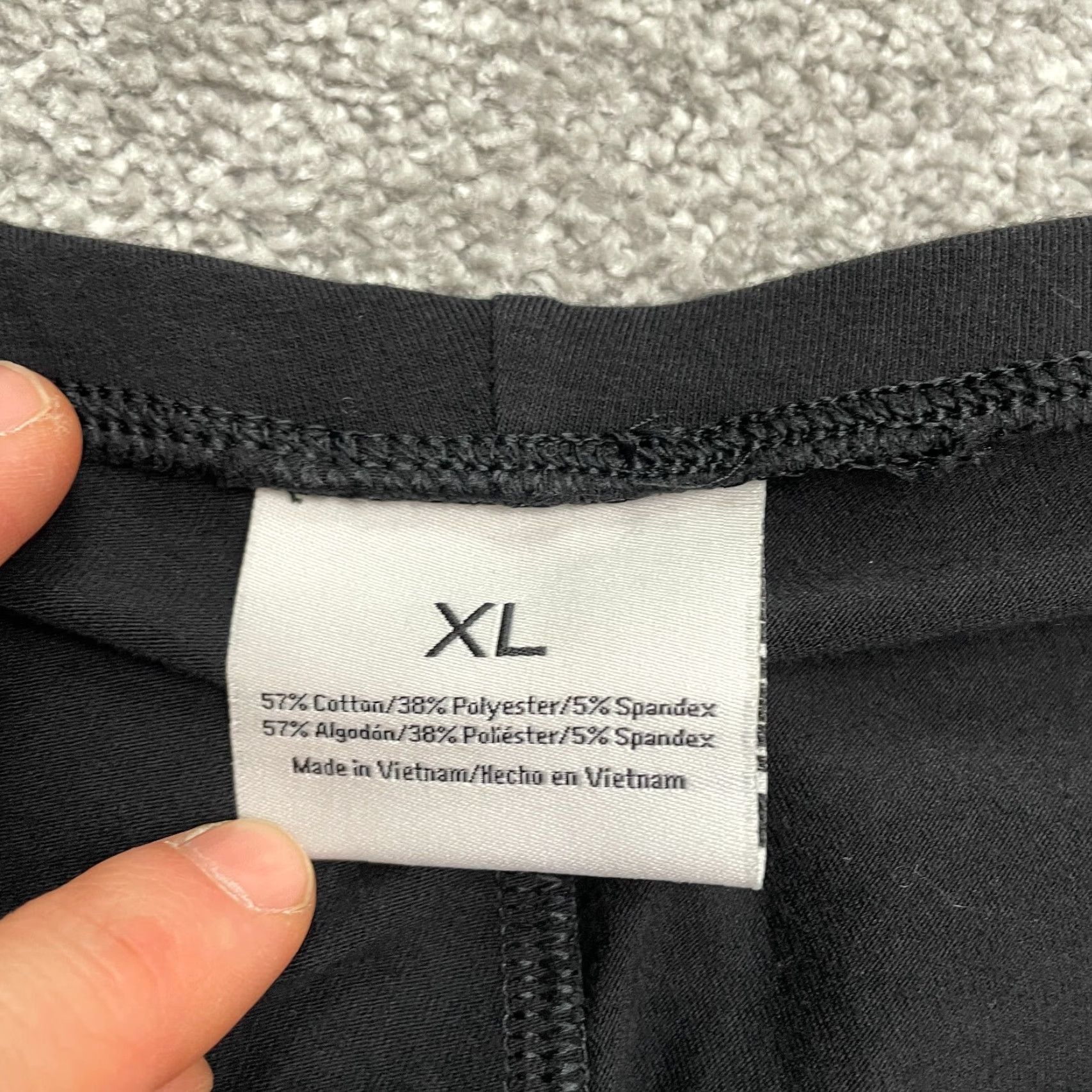 Gap Gap Leggings Women's XL Black Casual Compression Stretch Cotton Mid Rise 36x28.5 Size 40" / US 18 - 4 Thumbnail
