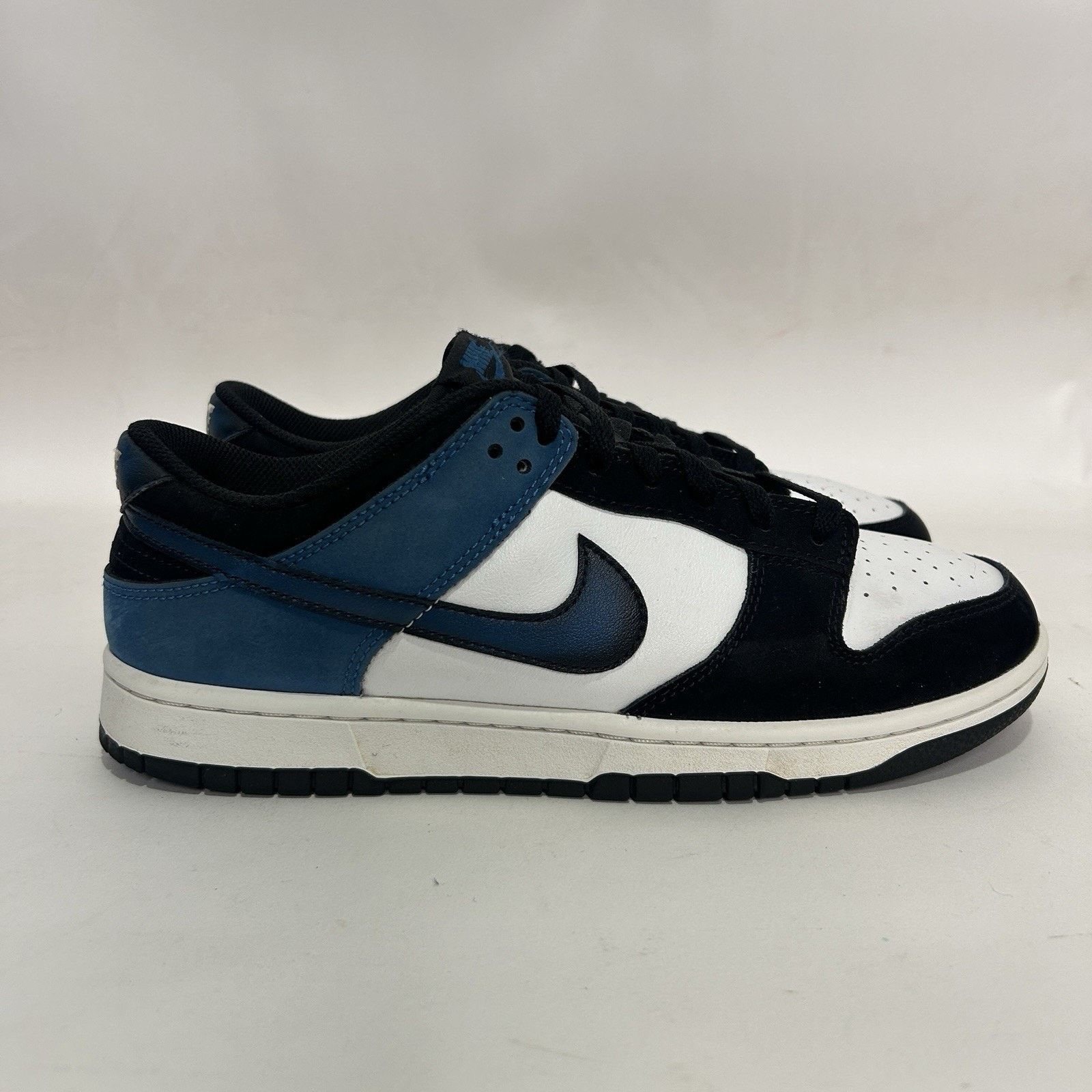 Nike Nike Dunk Low NAS Airbrush “Industrial Blue” Size US 9.5 / EU 42-43 - 4 Thumbnail