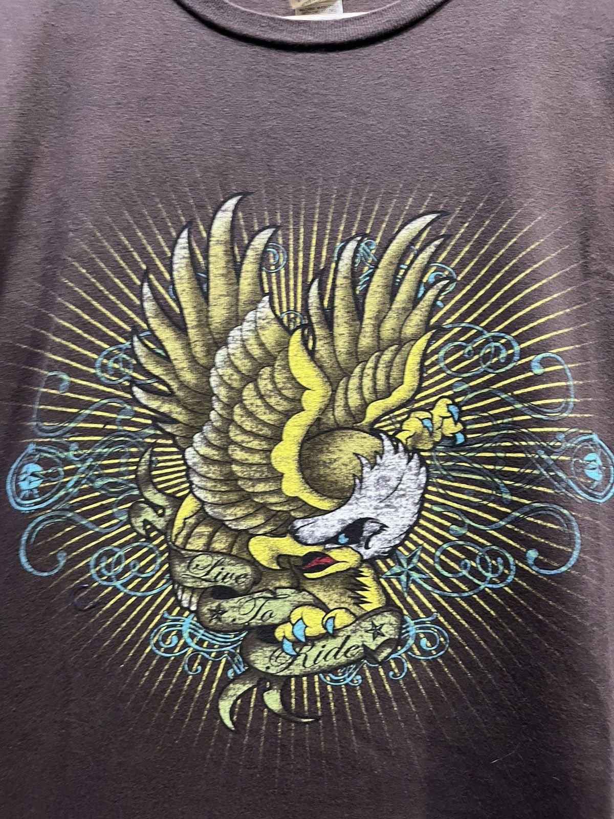 Split Split Skateboard Live to Ride Tettoo Tee 00s Size US L / EU 52-54 / 3 - 2 Thumbnail