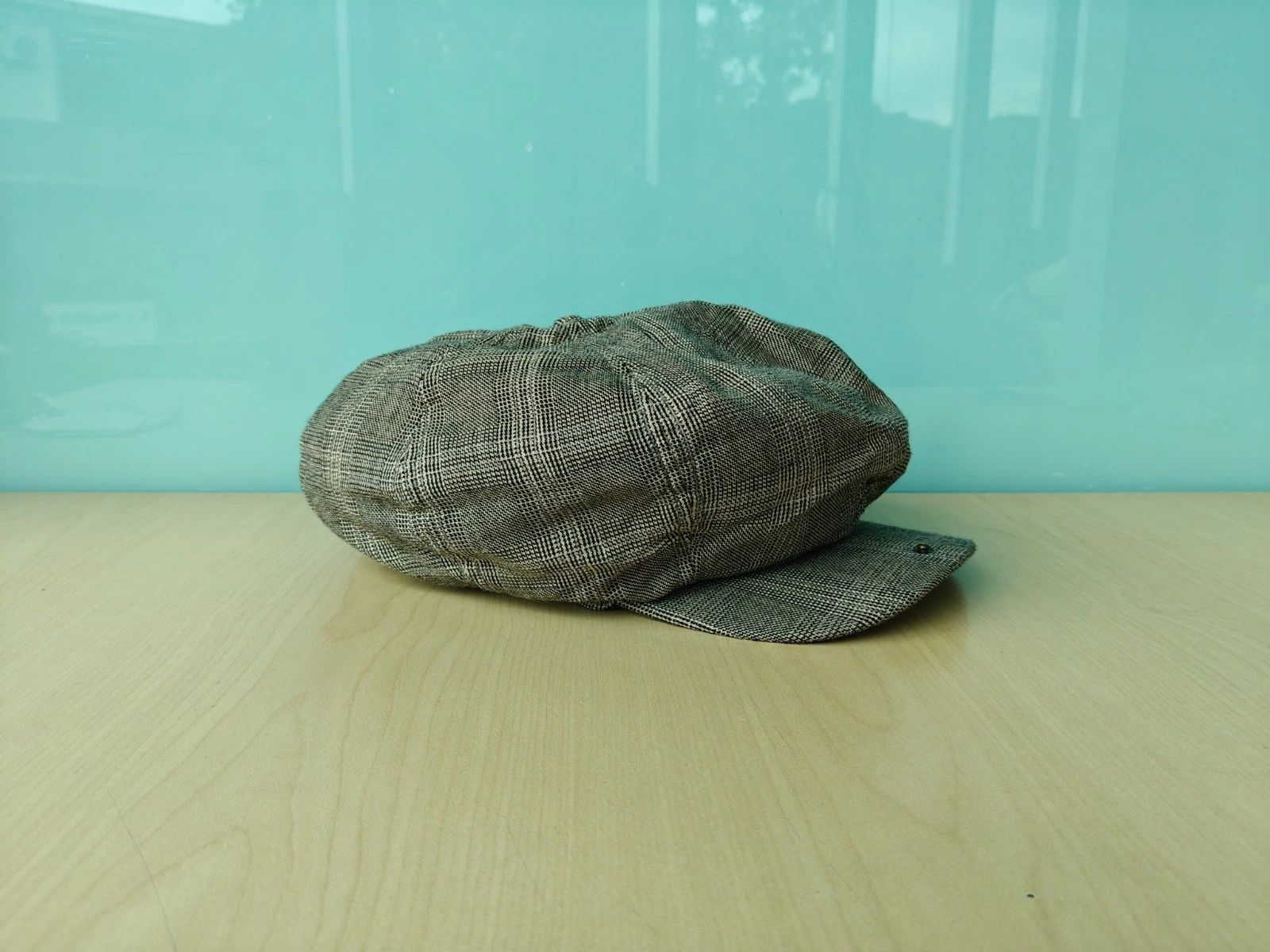 RRL Ralph Lauren DOUBLE RL Wool-Cotton Glen Plaid Newsboy Cap T/1908 Size ONE SIZE - 6 Thumbnail