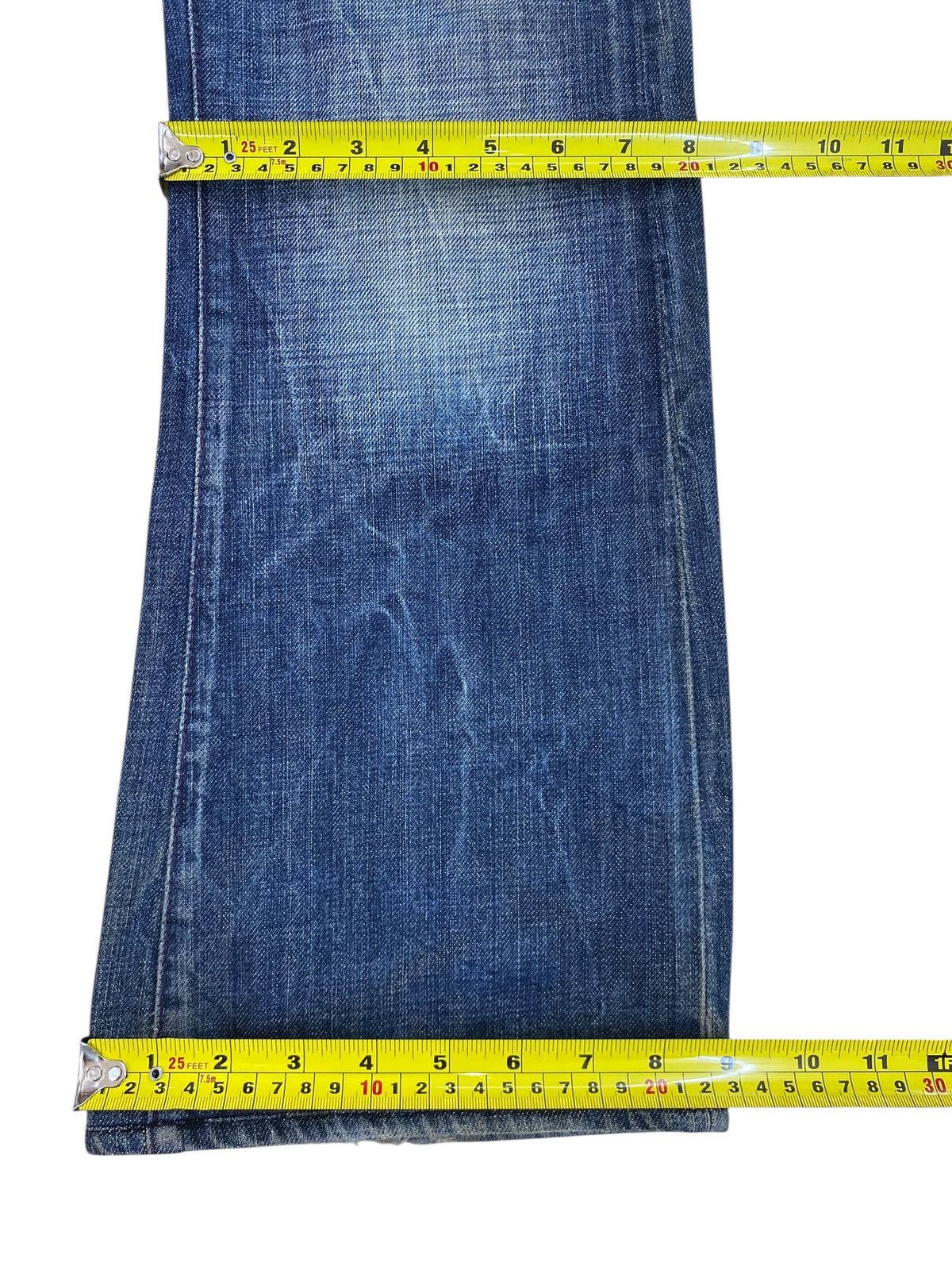 Energie Energie Flared Jeans Blue Washed Wide Leg Y2K Style Size US 31 - 9 Thumbnail