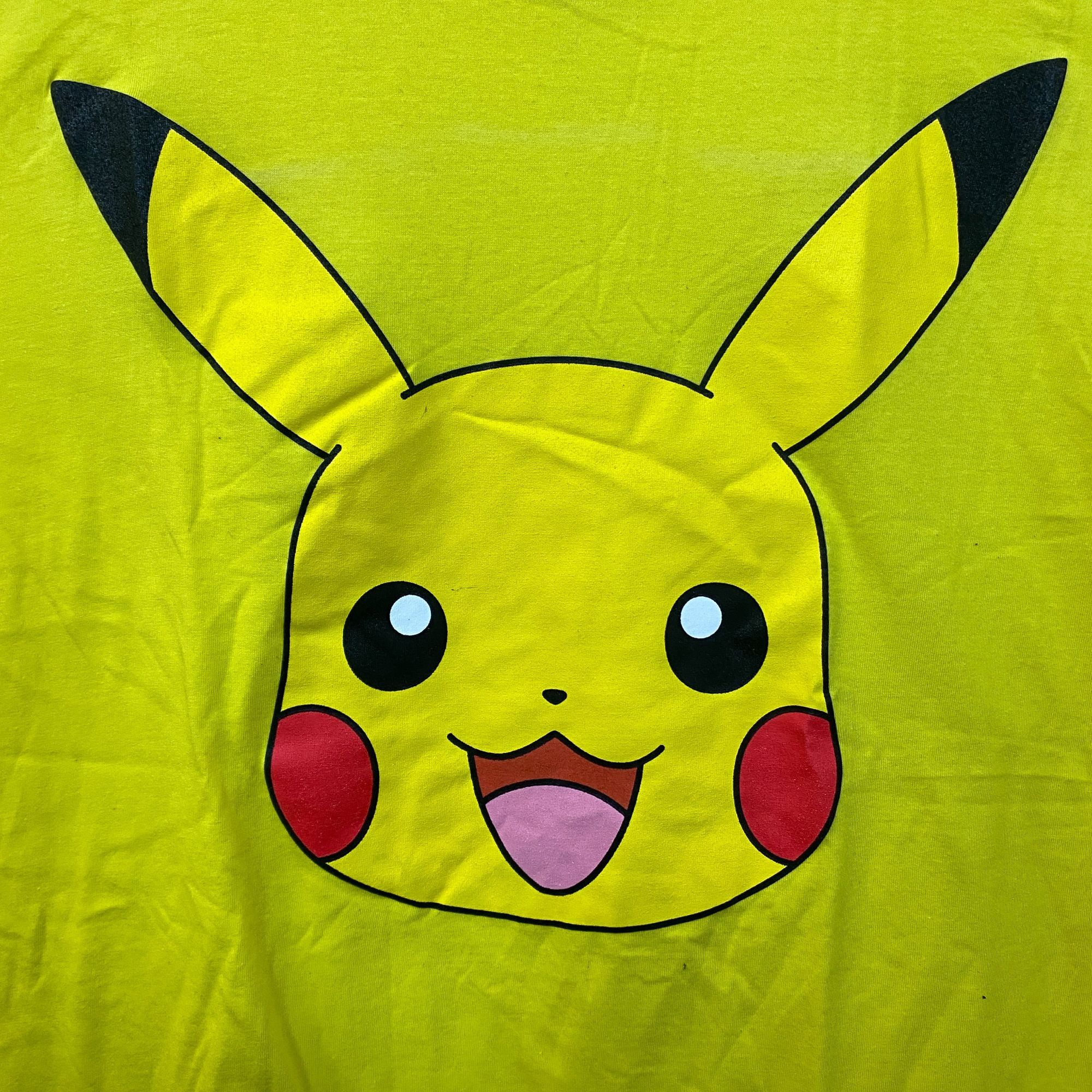 Pokemon Pokemon Pikachu Face T-Shirt XL Size US XL / EU 56 / 4 - 2 Thumbnail