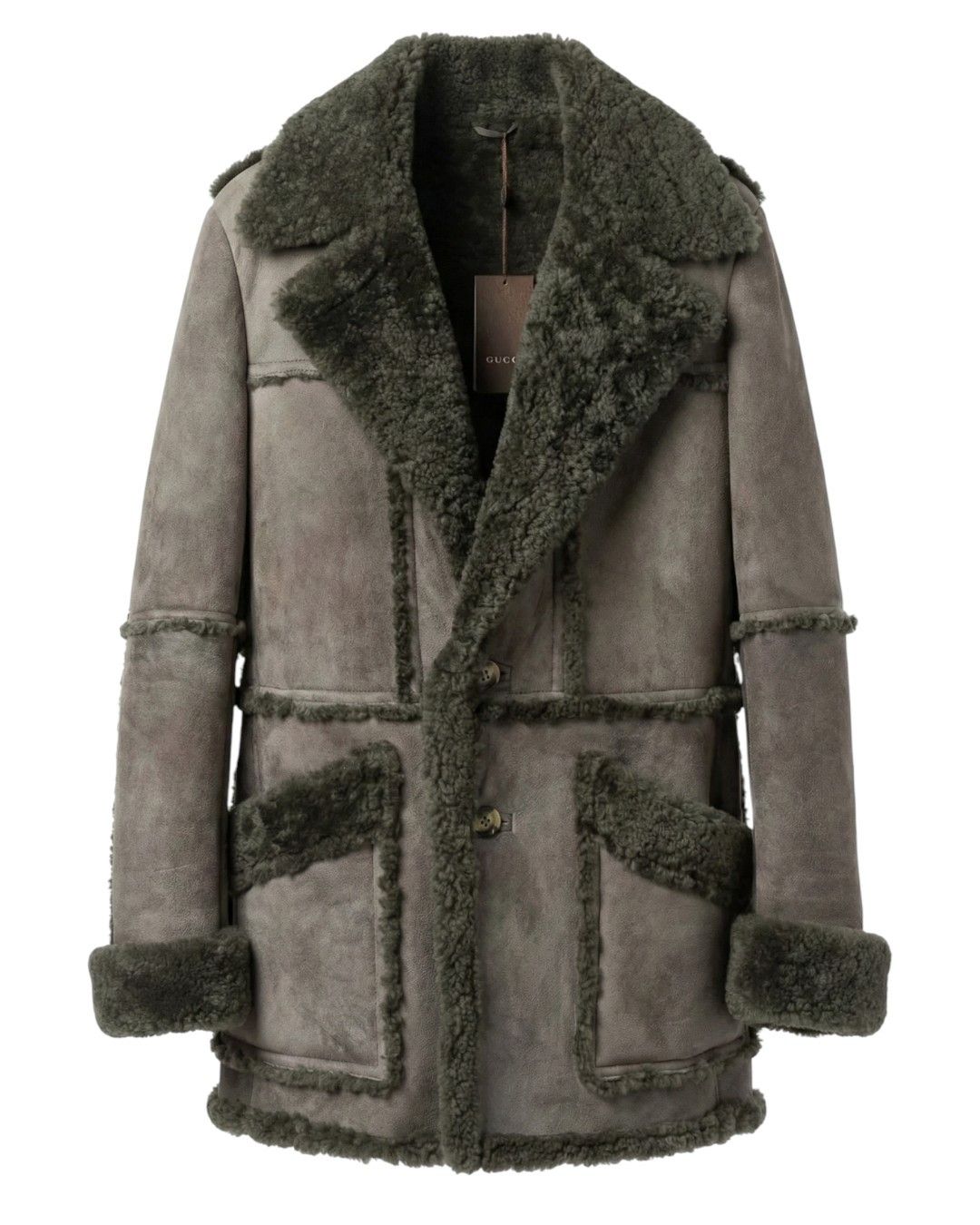 Gucci F/W 2002 SHEARLING HEAVY COAT BY TOM FORD Size US M / EU 48-50 / 2 - 1 Thumbnail