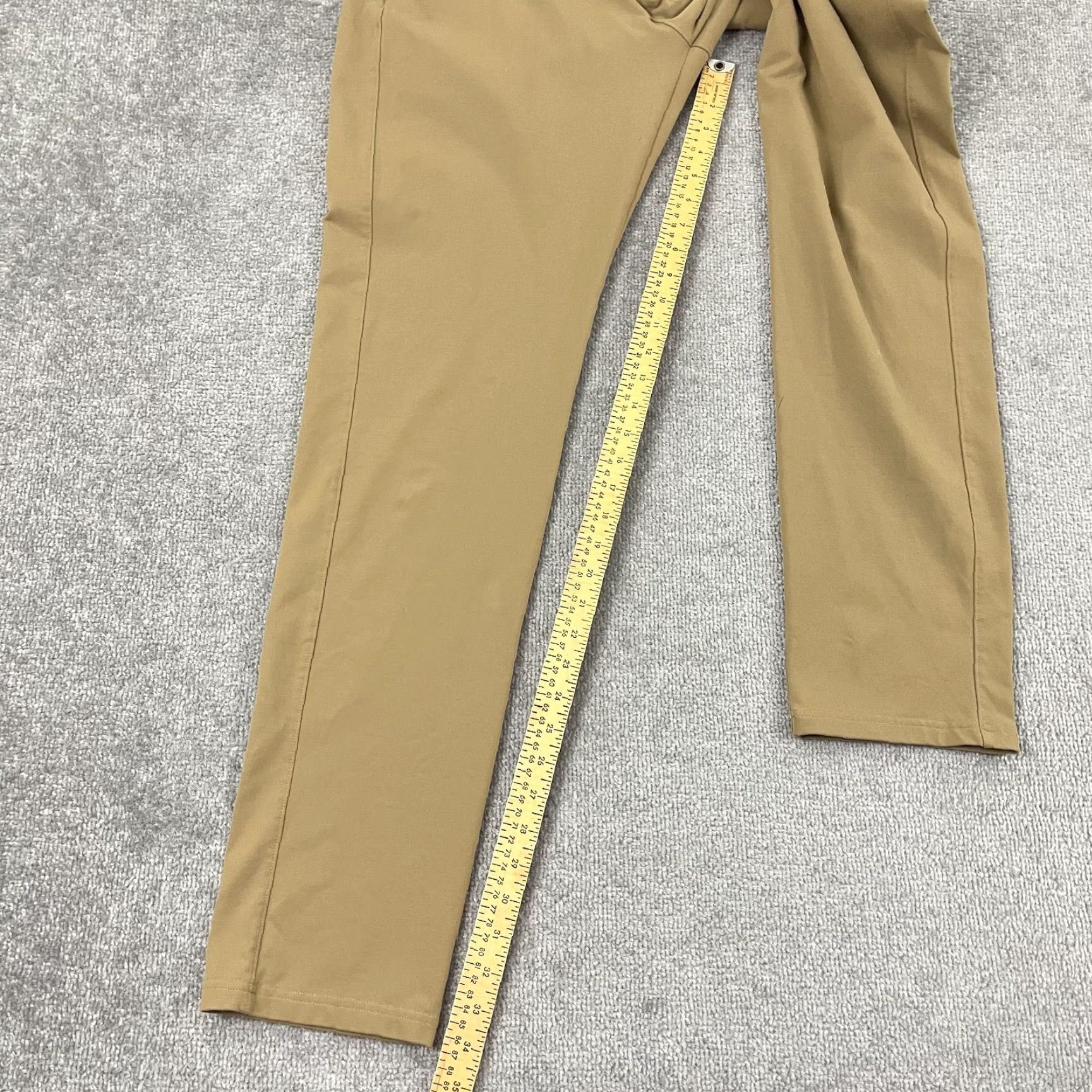Vintage Public Rec All Day Every Day Pants Mens 32 x 34 Brown Athletic Casual Travel Workwear Size US 32 / EU 48 - 4 Thumbnail