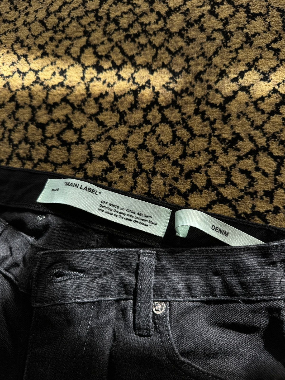Off-White Off White Denim Black Size 25" / US 0 / IT 36 - 5 Thumbnail