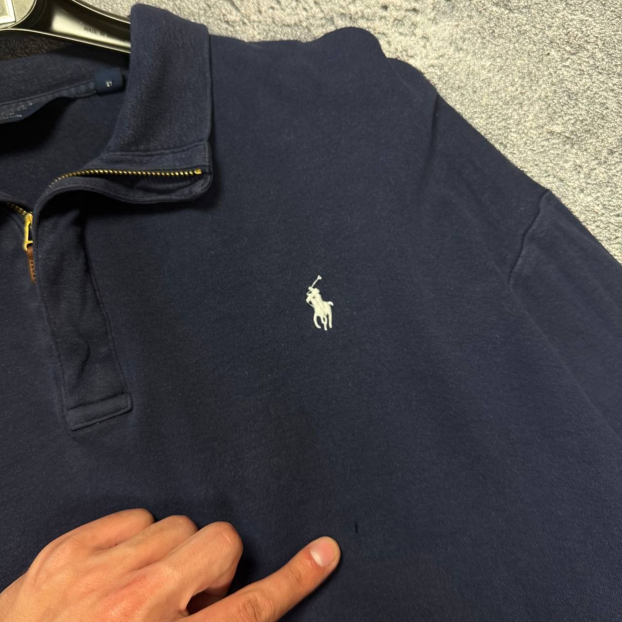 Polo Ralph Lauren Vintage Polo Ralph Lauren 1/3 zip up y2k blue size M Size US M / EU 48-50 / 2 - 2 Thumbnail