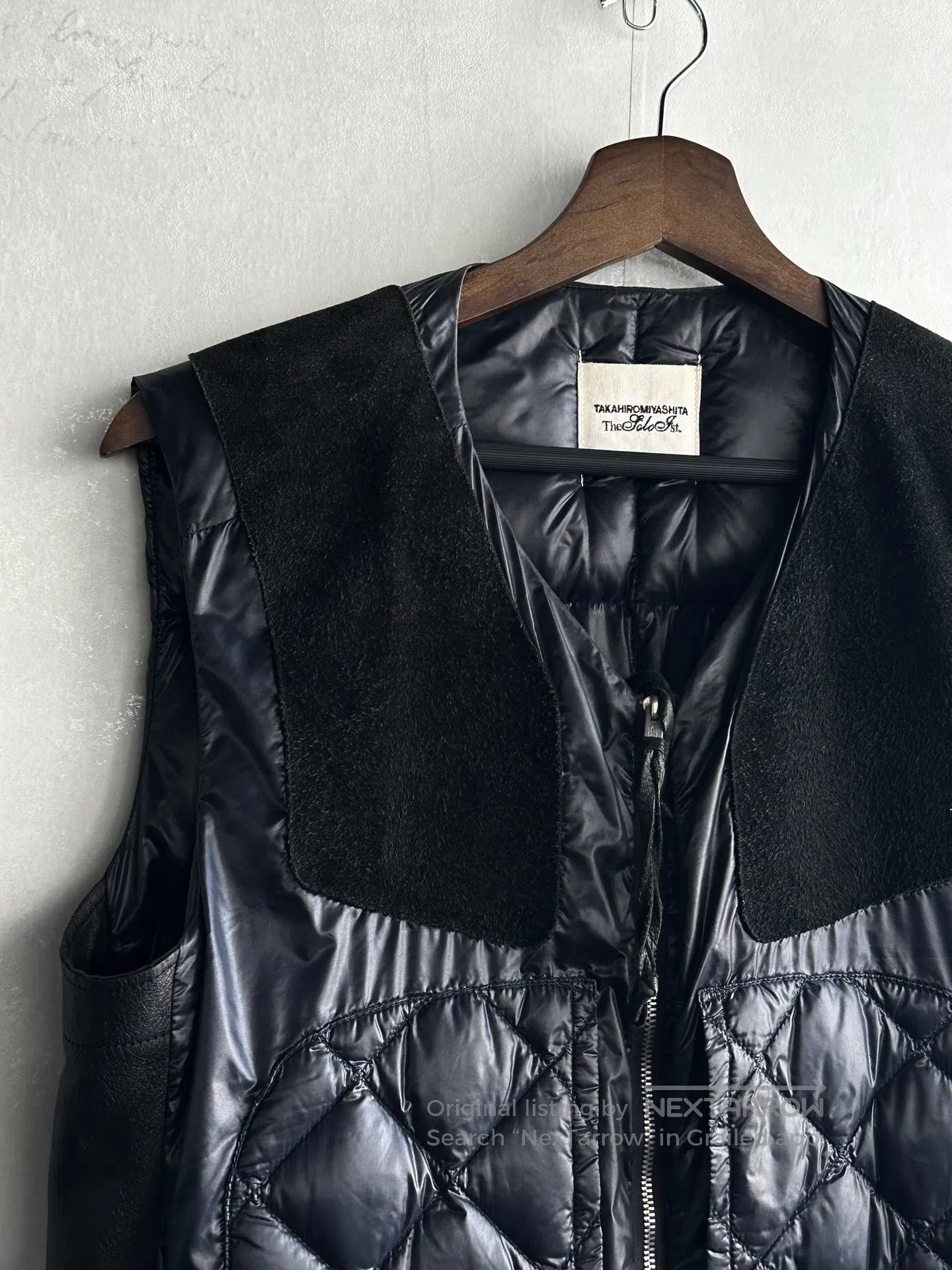 Takahiromiyashita The Soloist. the soloist size48 12AW Down and Leather Vest| Size US M / EU 48-50 / 2 - 1 Thumbnail