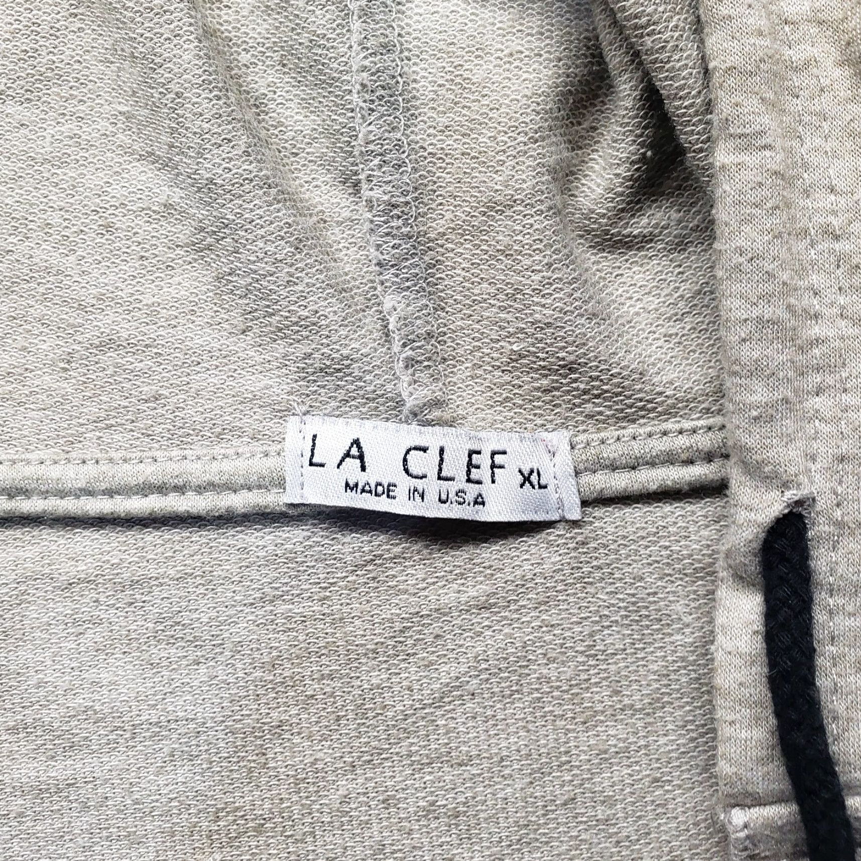 Vintage LA Clef Hoodie Adult Women's XL Gray Sleeveless Hooded Sweater Womens Size XL / US 12-14 / IT 48-50 - 3 Thumbnail