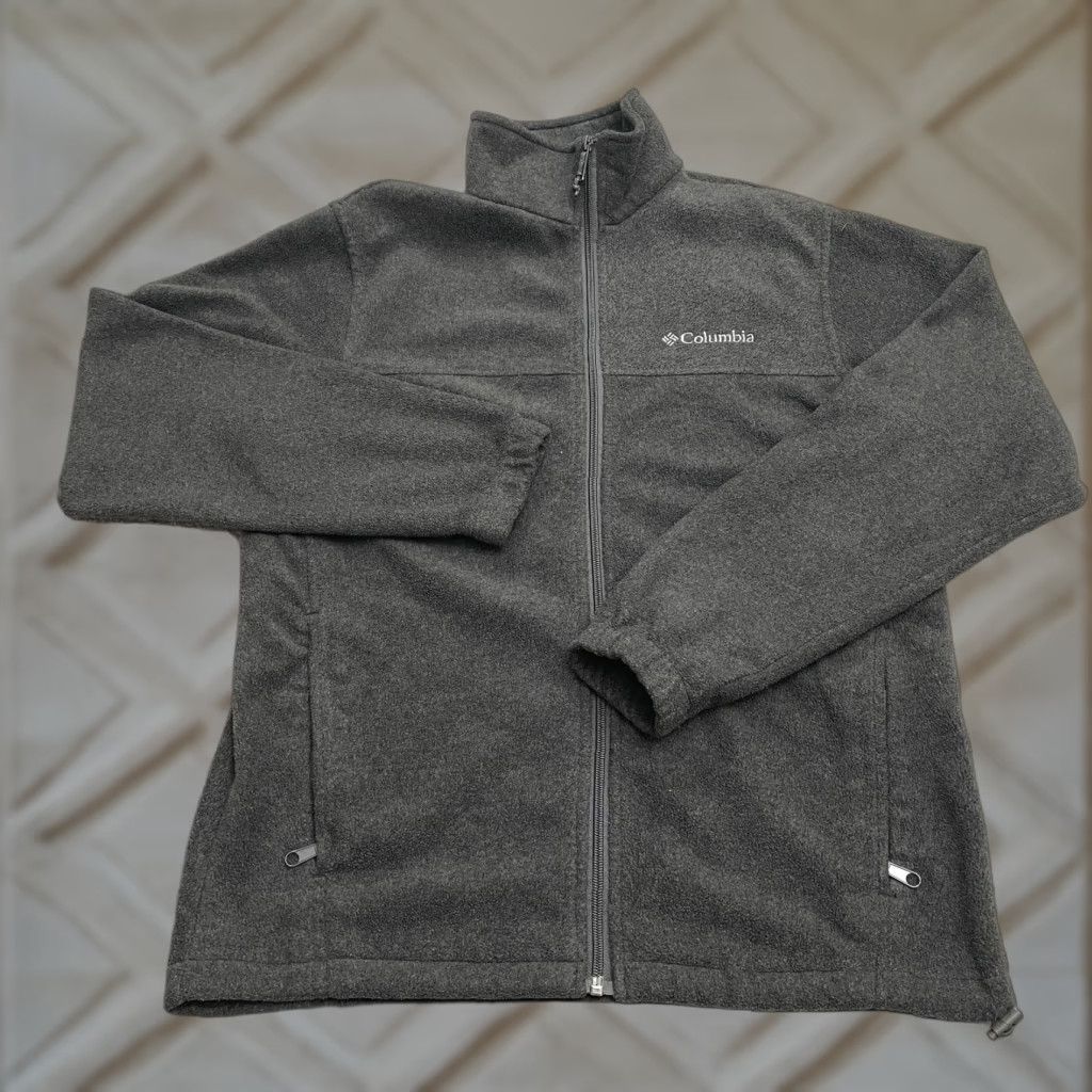 Vintage Columbia Steens Mountain Fleece Jacket Mens Small Gray Full Zip Outdoor Hiking Size US S / EU 44-46 / 1 - 1 Thumbnail