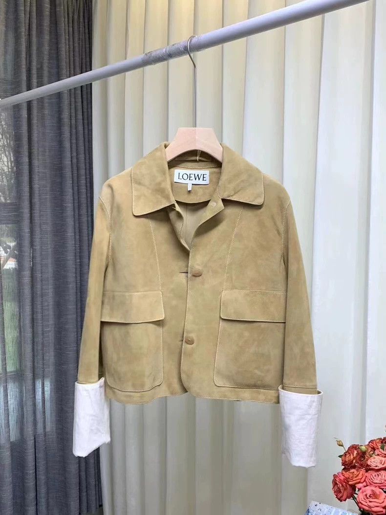 Loewe Loewe Vernished sheepskin flannel coat Size XXS / US 00 / IT 34 - 5 Thumbnail