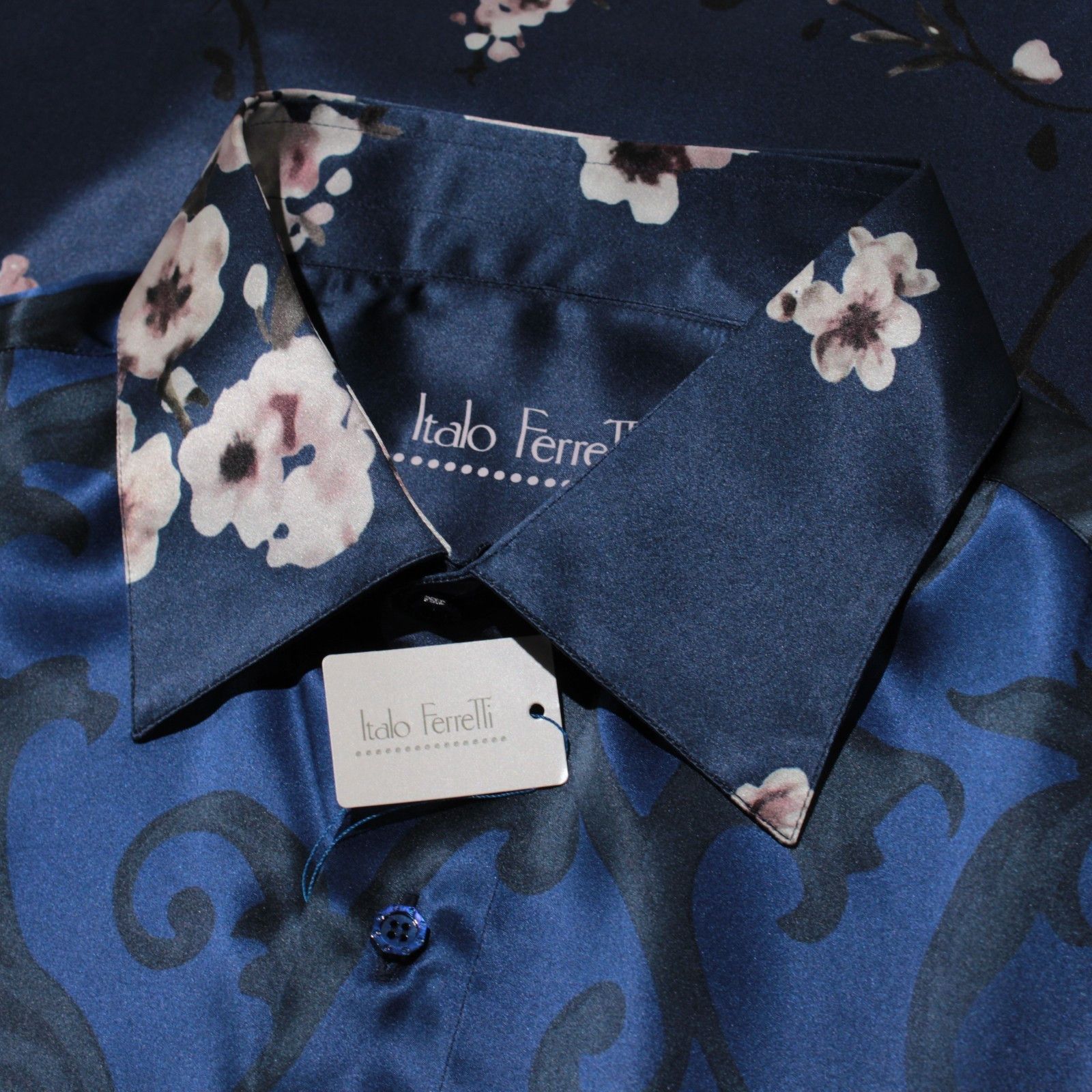 Italo Ferretti New with tags Shirt Size L US In Blue