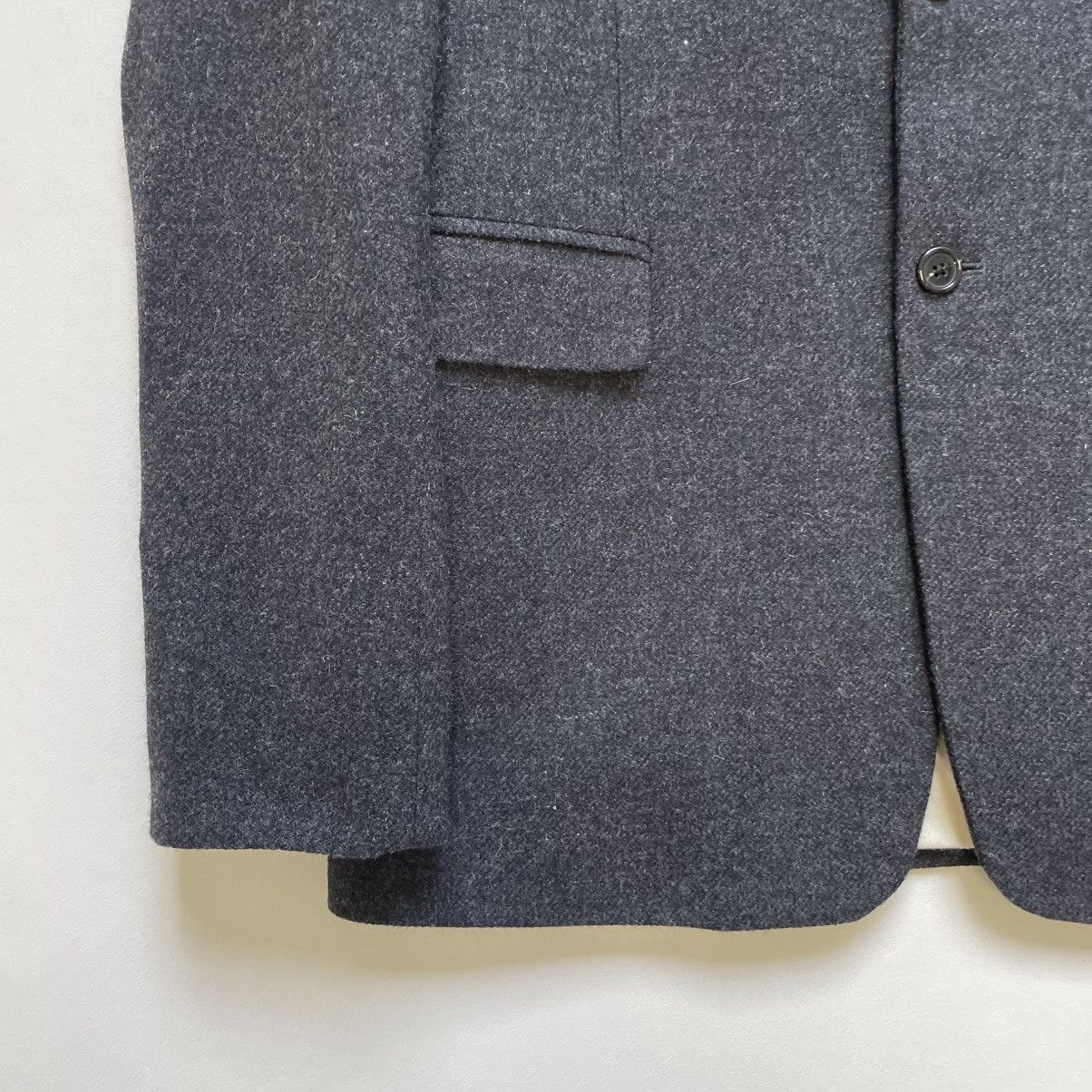 Raf Simons A/W 2020 Charcoal Grey Wool Blazer Size 38R - 5 Thumbnail