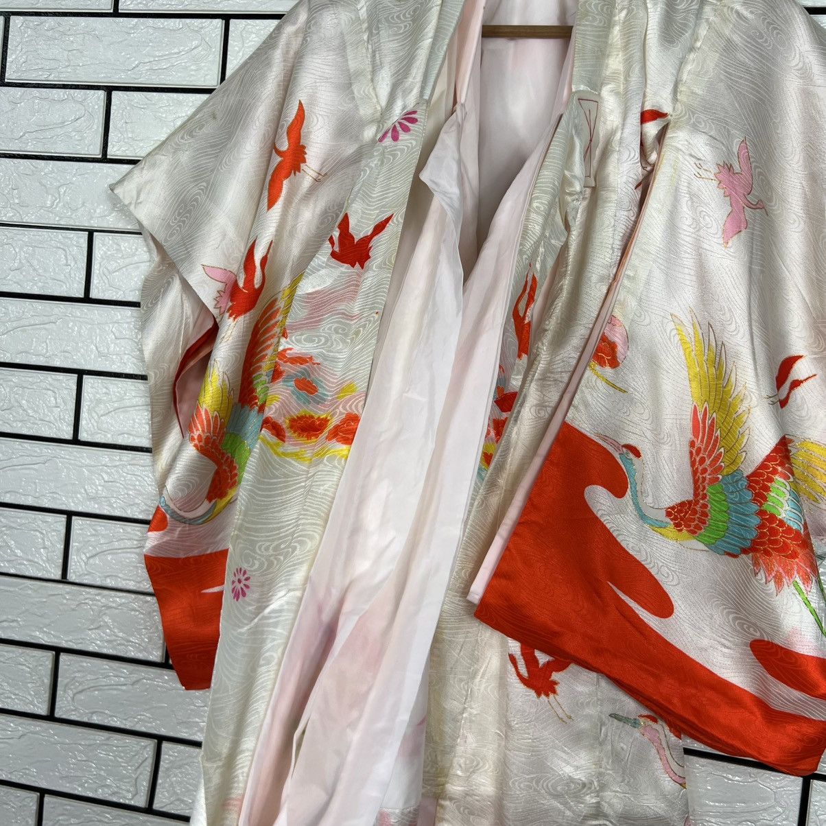 Japanese Brand Traditional Japan Kimono Embroidered Phoenix Logo #4190-C190 Size ONE SIZE - 17 Thumbnail