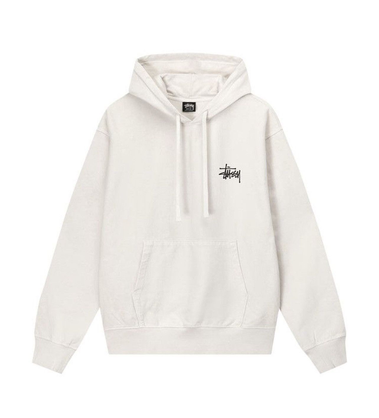 Stussy Stussy basic hoodie pigment dyed natural size small Size US S / EU 44-46 / 1 - 1 Thumbnail