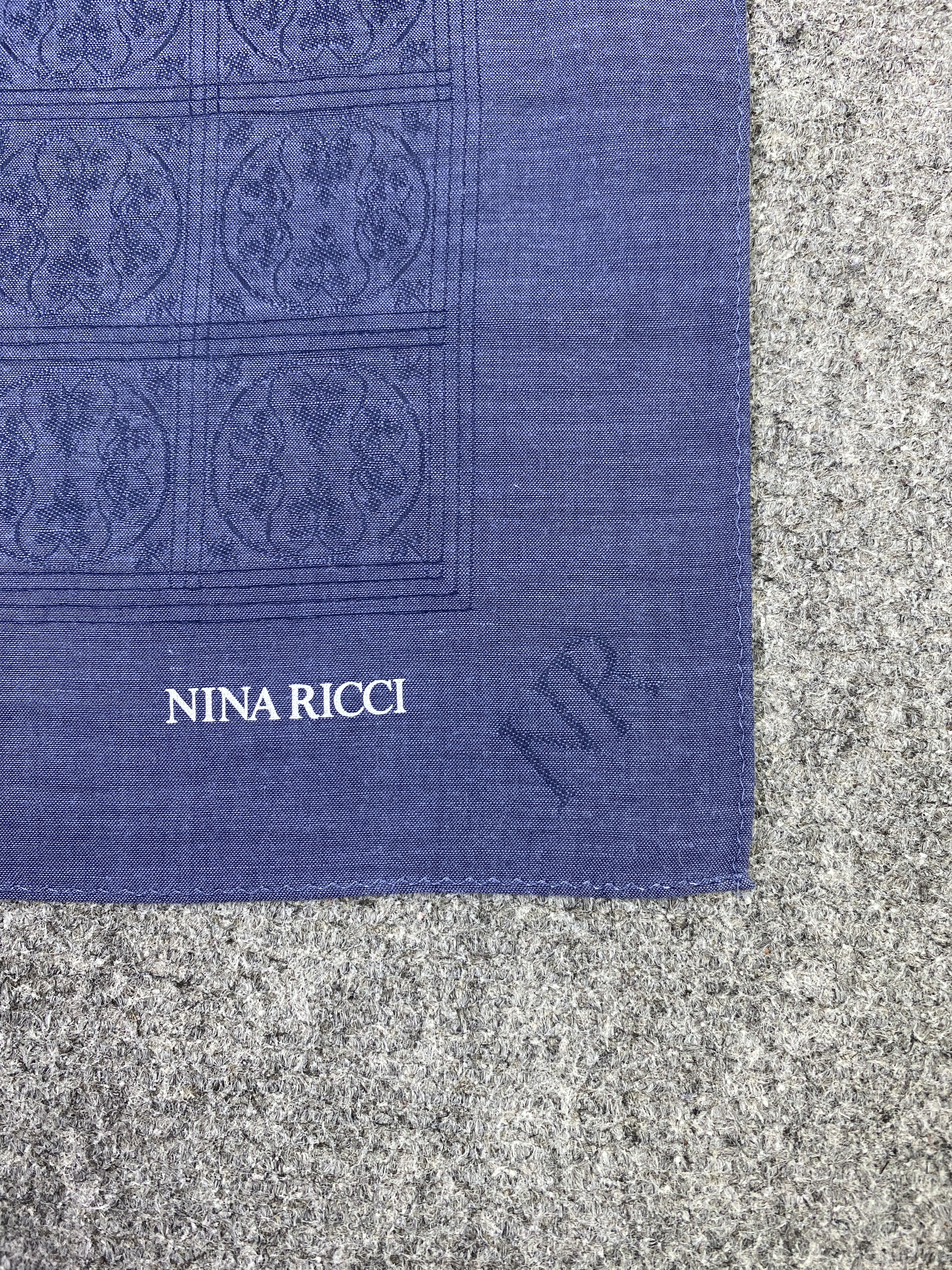 Other Vintage Nina Ricci Handkerchief / Neckerchief KT0062 Size ONE SIZE - 5 Thumbnail