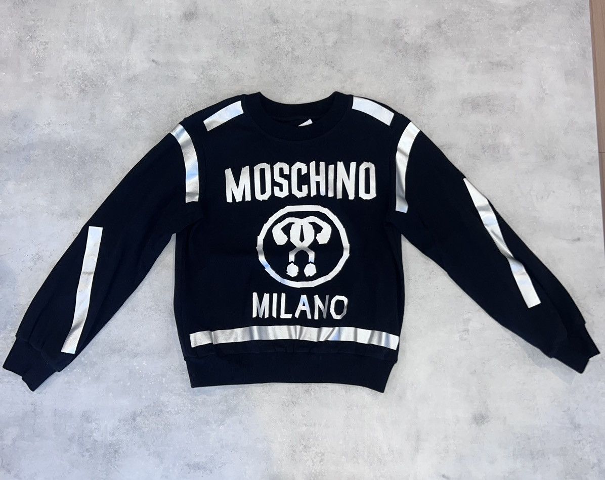 Moschino Couture Women’s Milano Logo Sweater Made in Italy