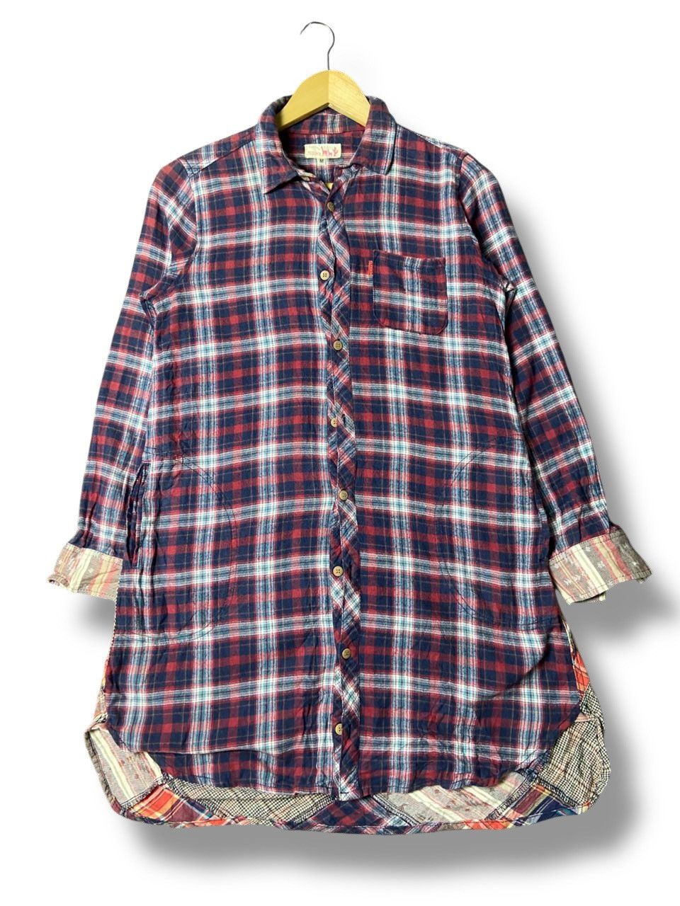 Japanese Brand Vintage TITICACA Grunge Tartan Patchwork Flannel (134) Size US XXS / EU 40 - 1 Thumbnail