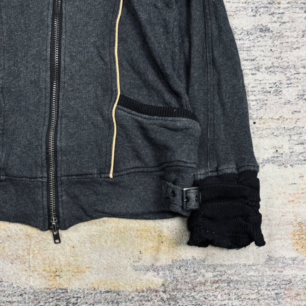 JACKROSE 2000s Jackrose - Vkei Style Extra Hand Rib Zip Hoodie Size US M / EU 48-50 / 2 - 3 Thumbnail