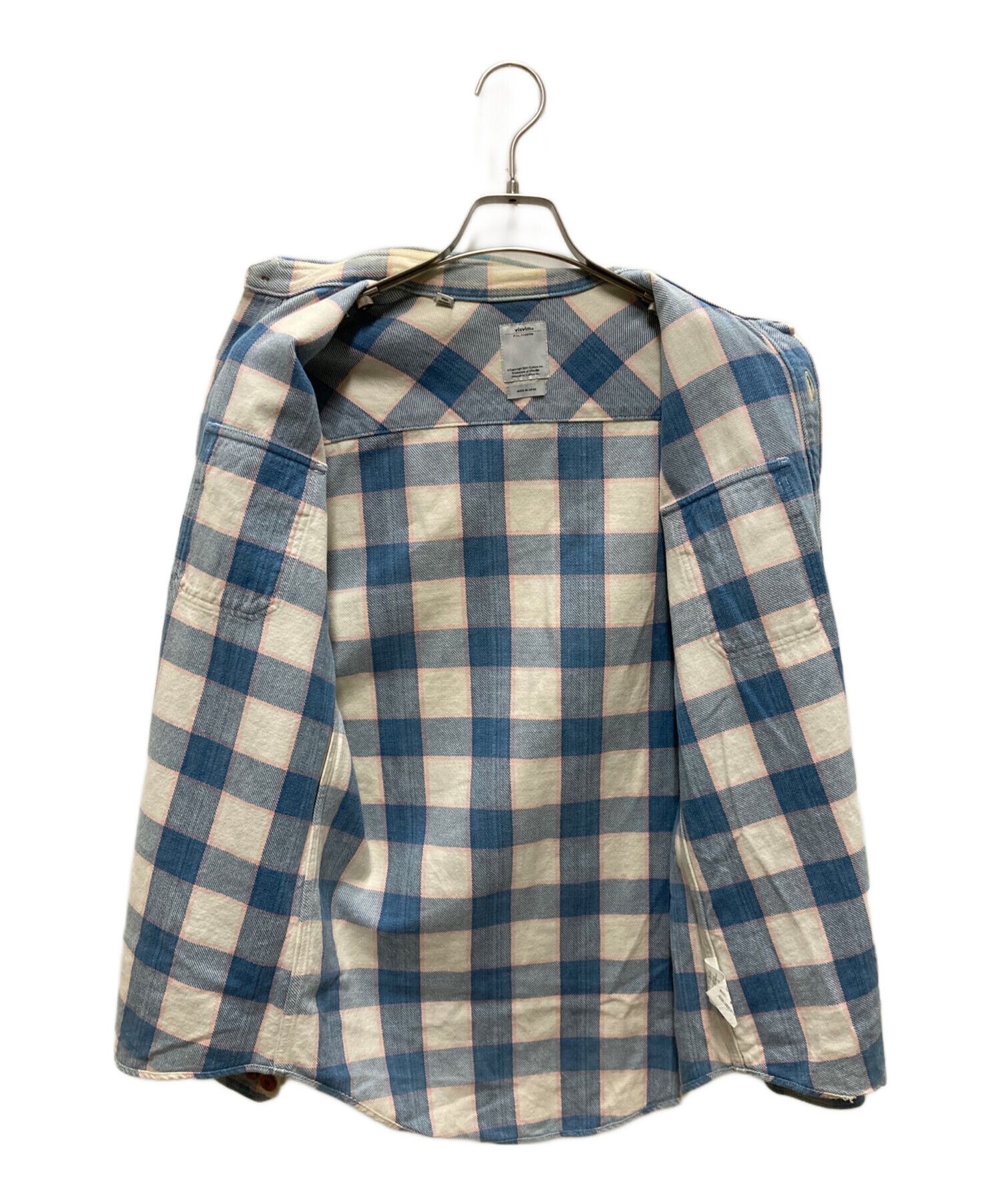 Visvim Visvim 14SS Black Elk Indigo Check Flannel Shirt Size US S / EU 44-46 / 1 - 4 Thumbnail