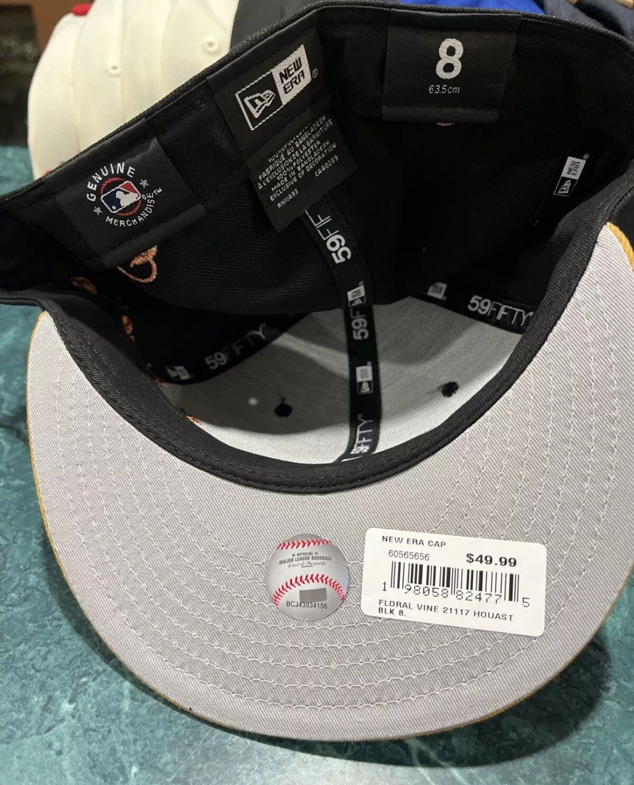 New Era New Era 59FIFTY Houston Astros Rose Pattern Sz 8 Brand New Size ONE SIZE - 3 Thumbnail
