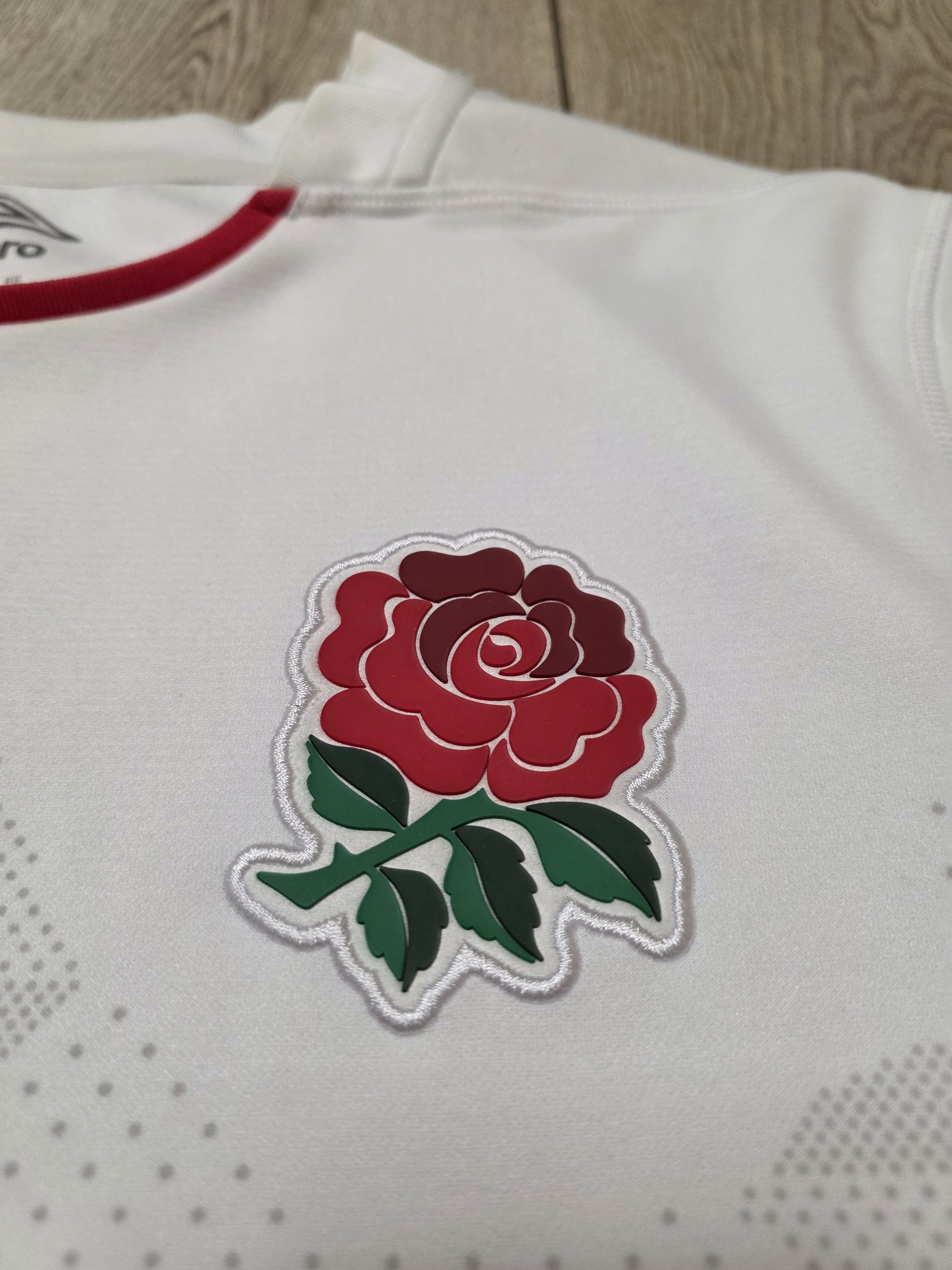 Umbro ENGLAND RUGBY JERSEY ENGLAND RUGBY SHIRT WHITE O2 Size US L / EU 52-54 / 3 - 4 Thumbnail
