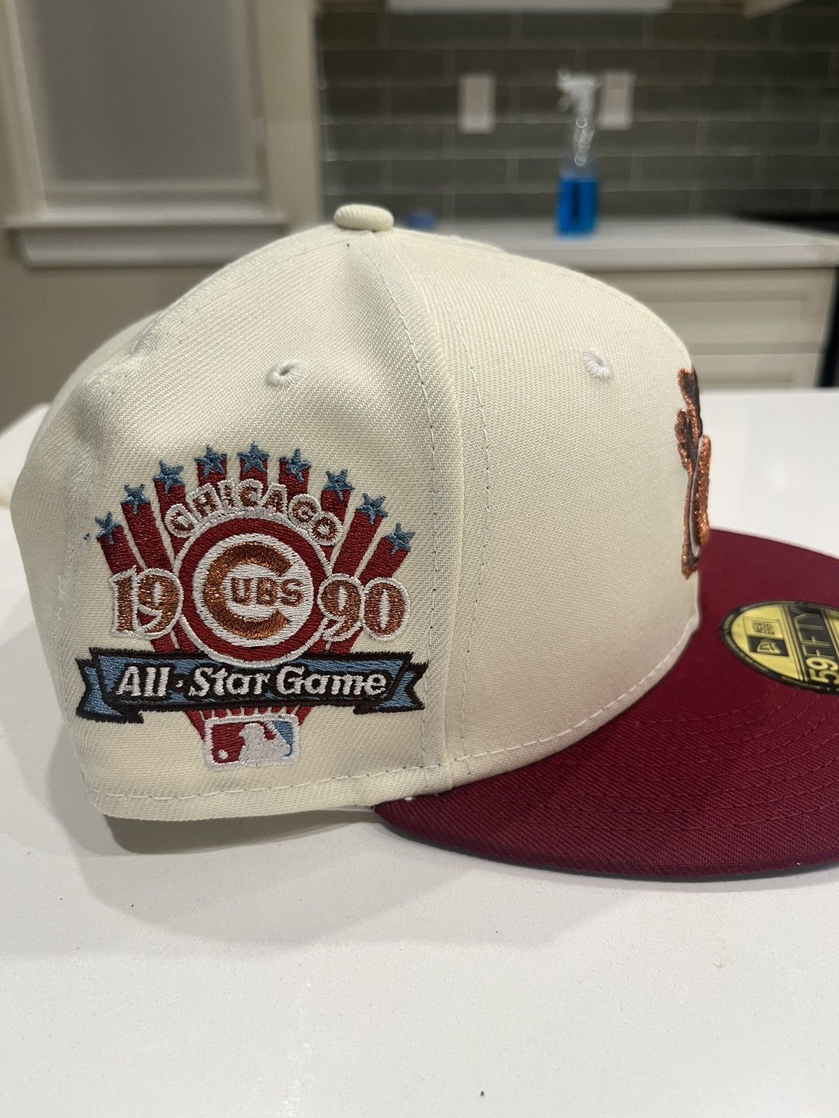 Hat Club × MLB × New Era Sportsworld165 Cubs Waving Cub 1990 All-Star Game 7 1/8 Size ONE SIZE - 2 Thumbnail