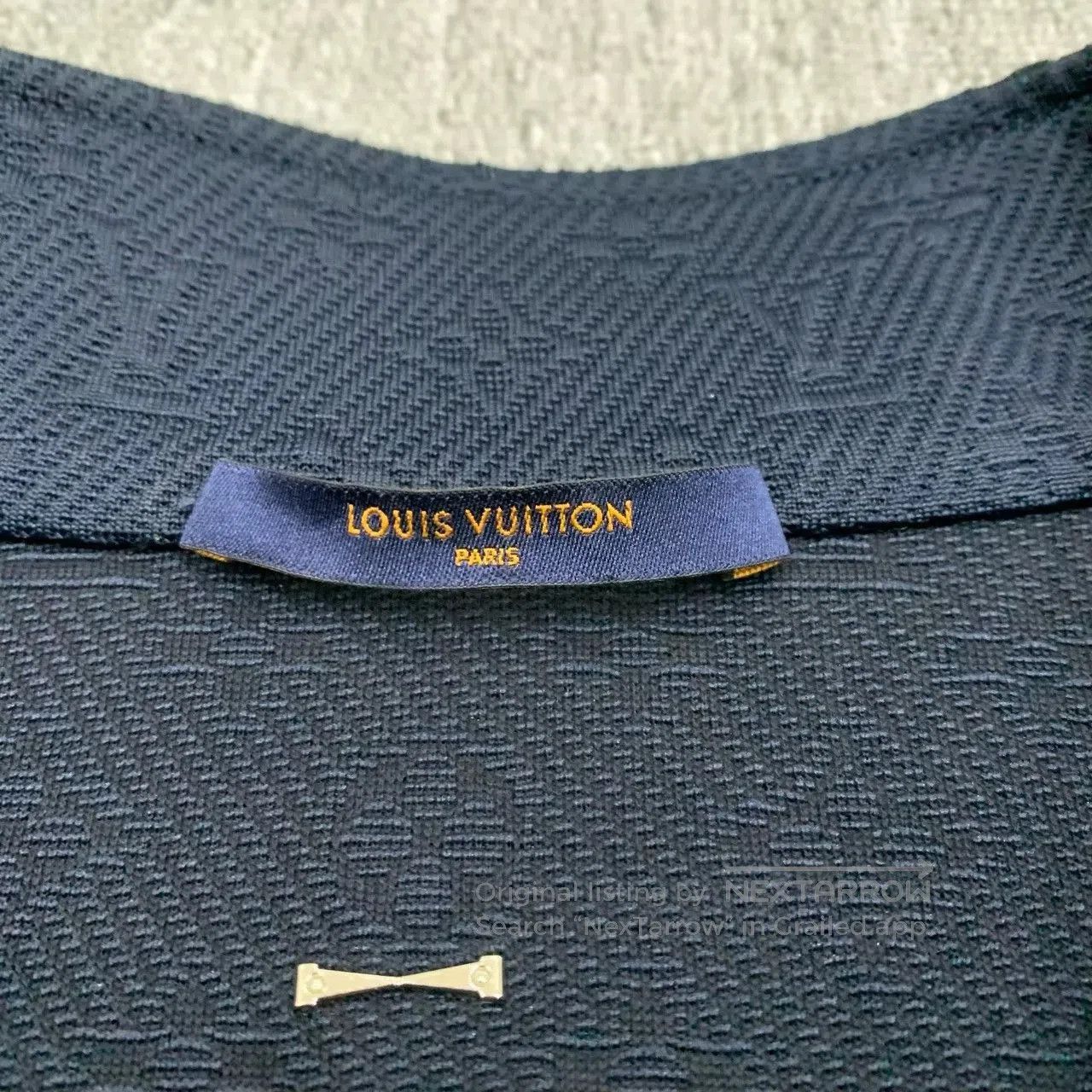 Louis Vuitton lv blue patterned jacket with zip front. Size US XL / EU 56 / 4 - 4 Thumbnail