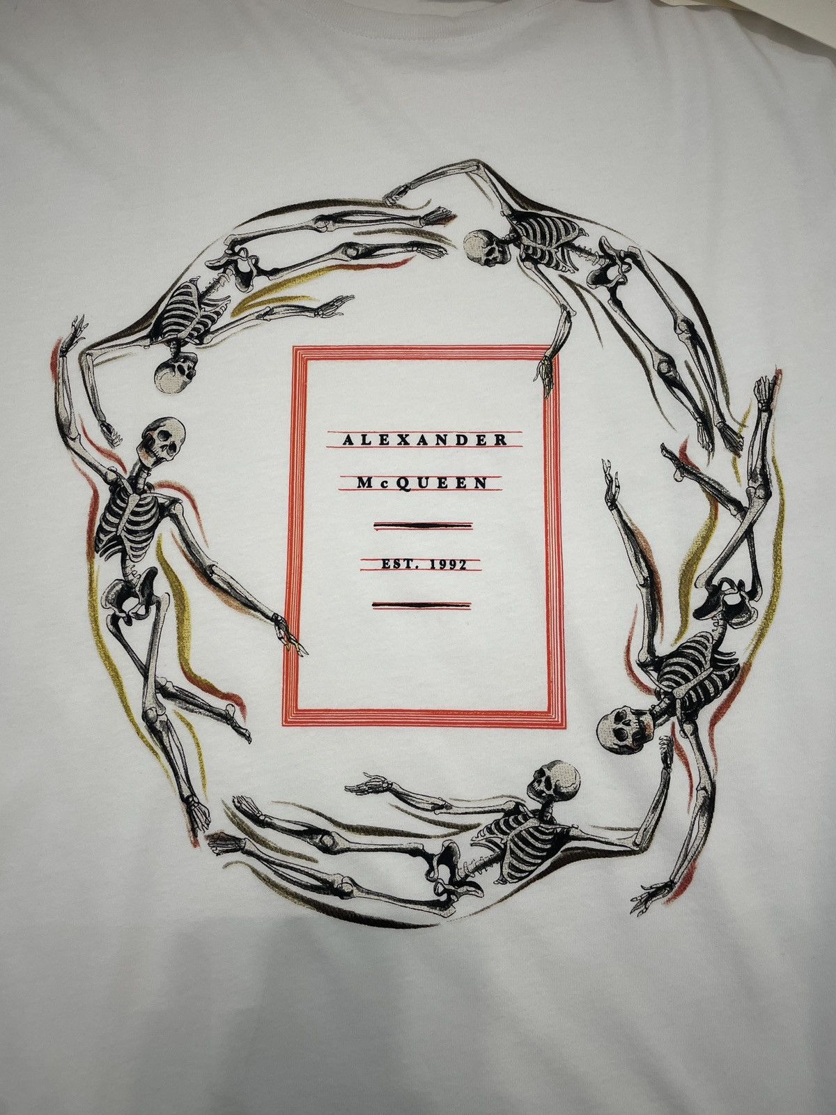 Alexander McQueen Alexander McQueen Skeleton Tee Size XXXL Size US S / EU 44-46 / 1 - 2 Thumbnail