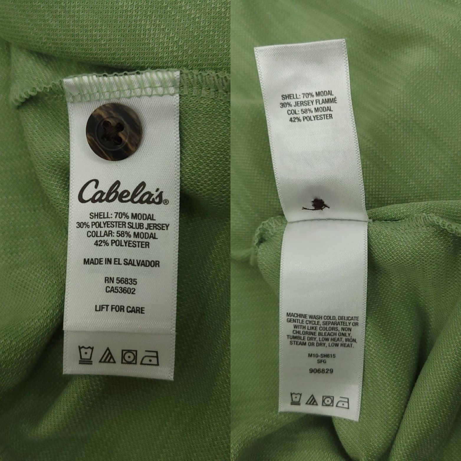 Cabelas Cabelas Polo Shirt Mens L Sage Green Floral Leaf Size US L / EU 52-54 / 3 - 12 Thumbnail