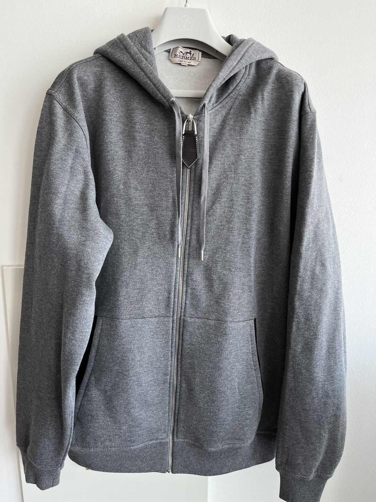 Hermes Super Runway Brand New Cashmere and Leather Hooded Sweater Size US L / EU 52-54 / 3 - 17 Thumbnail