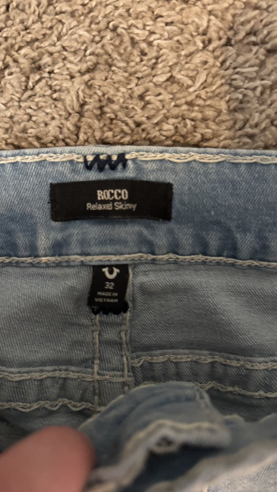 True Religion True Religion Rocco Relaxed Skinny Jeans Size US 32 / EU 48 - 5 Thumbnail