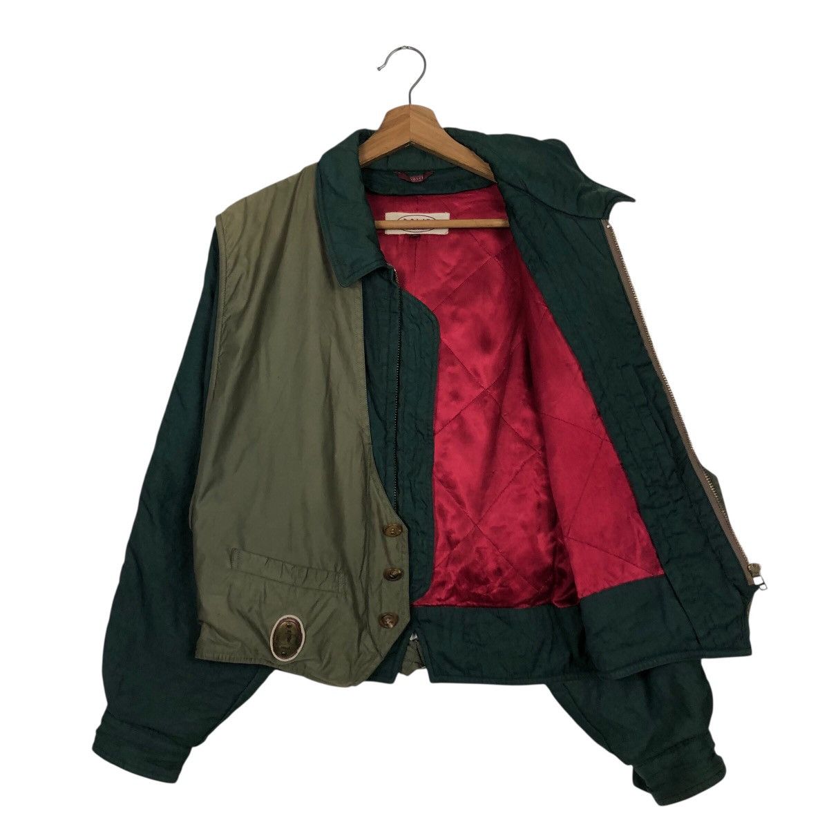 Japanese Brand 📌Vintage Bomber Jacket Dolce Double Tone Issey Miyake Size US M / EU 48-50 / 2 - 13 Thumbnail