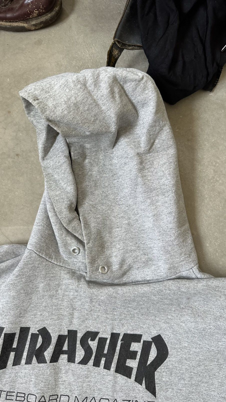 Thrasher VINTAGE THRASHER THRASED HOODIE Size US L / EU 52-54 / 3 - 7 Thumbnail
