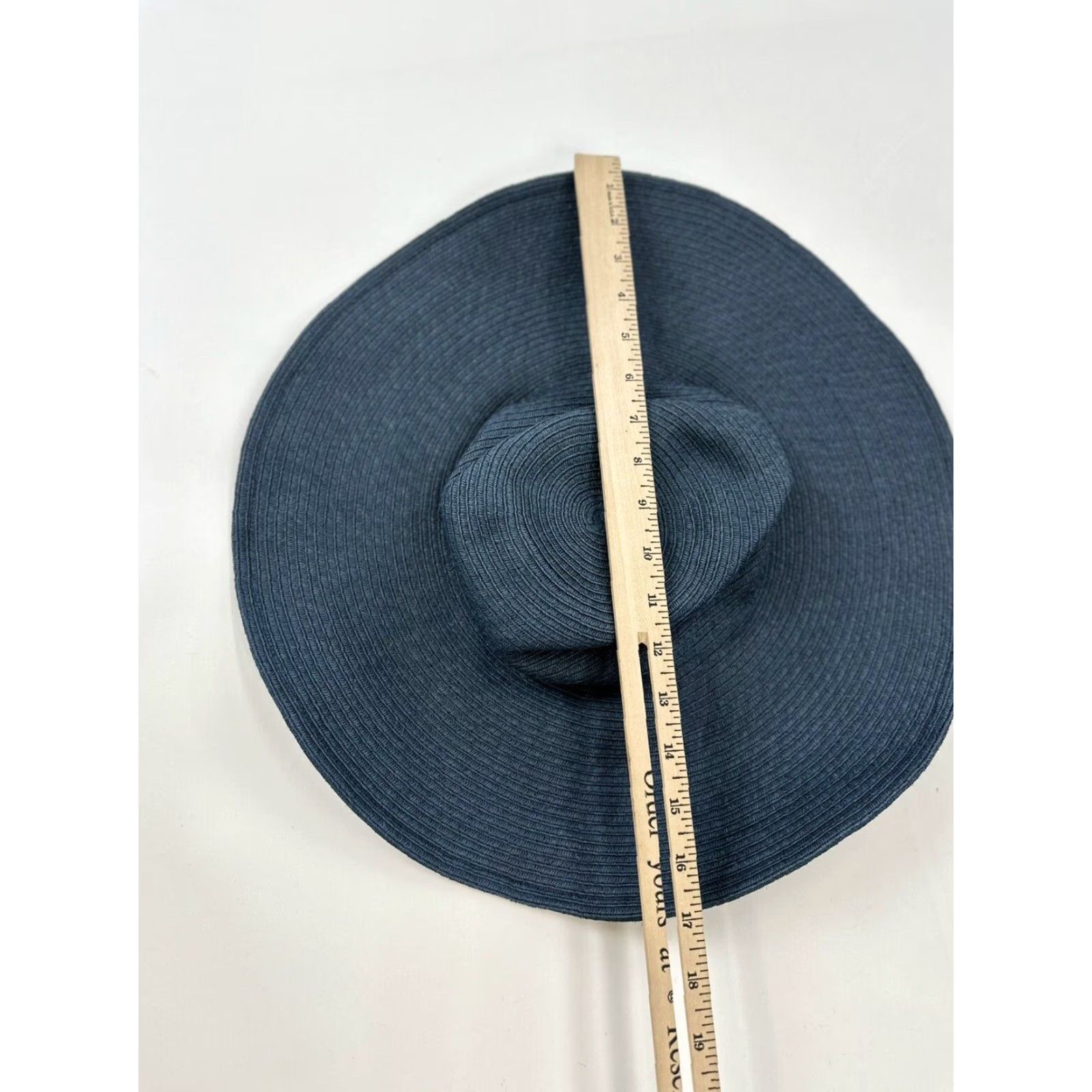J.Crew J.Crew Sun Hat Womens One Size Blue Floppy Beach Wide Brim Straw Size ONE SIZE - 4 Thumbnail
