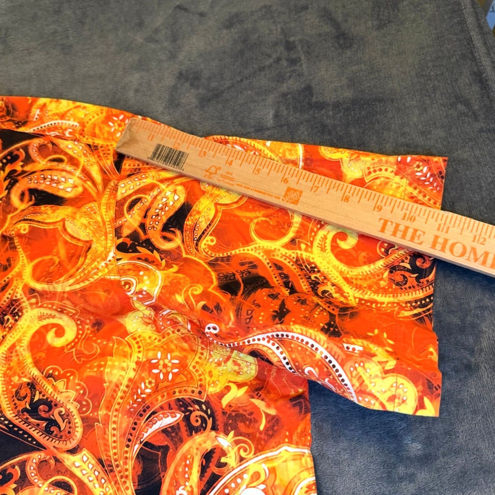 Cremieux Cremieux Premium Denim Button-Up Shirt Mens 2XB Orange Paisley Stretch NWT Big & Tall Casual Short Sleeve Button-Up Shirt Mens Orange Paisley 2XB NWT Size US XXL / EU 58 / 5 - 7 Thumbnail