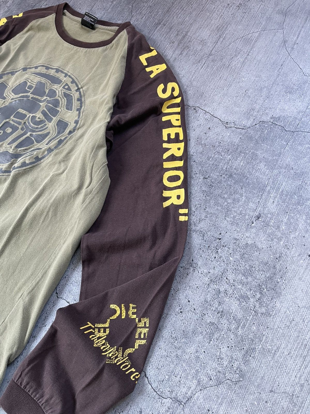 Diesel × Vintage VINTAGE DIESEL BIG LOGO AVANT GARDE OPIUM LONGSLEEVE 90s Size US S / EU 44-46 / 1 - 4 Thumbnail