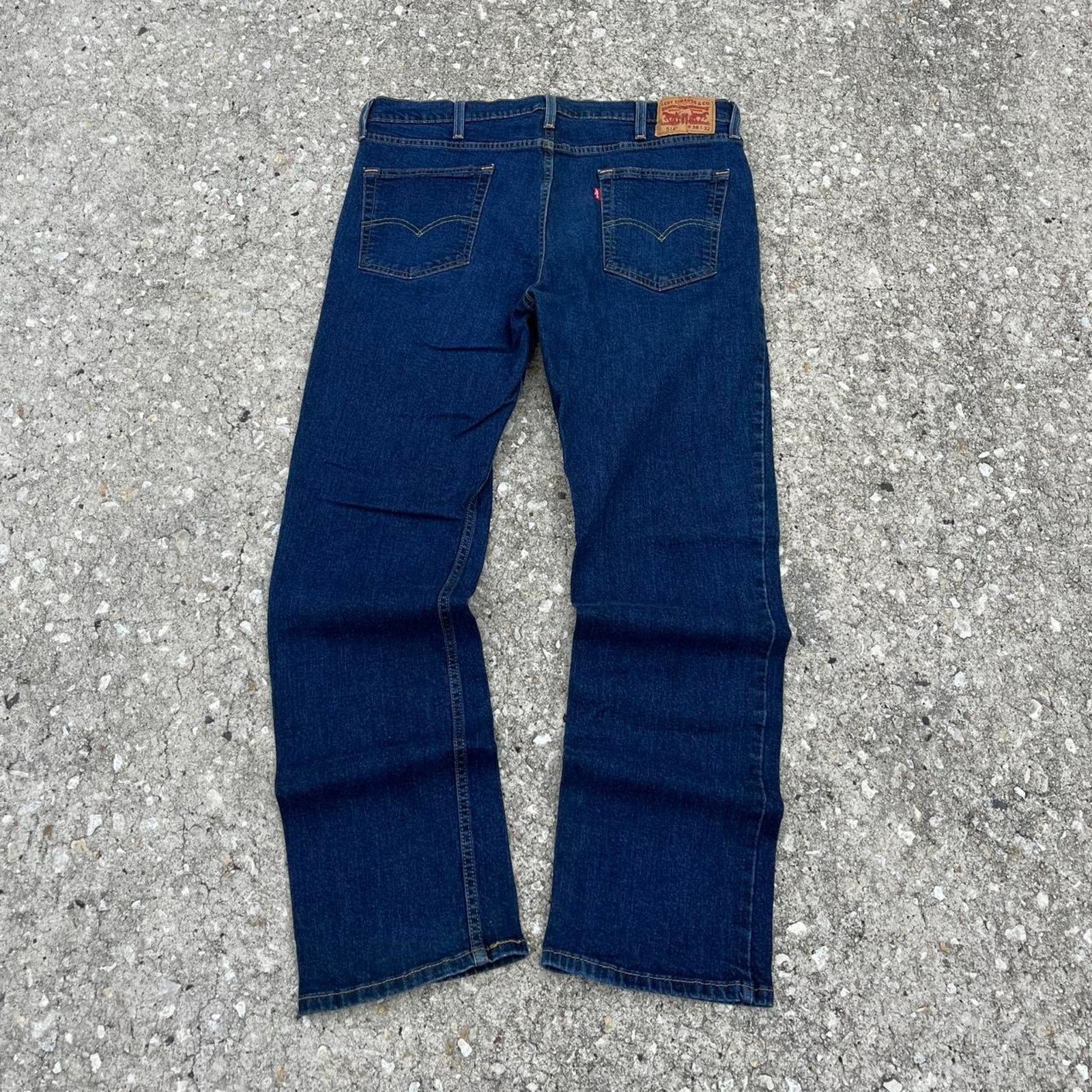 Levi's × Levi's Vintage Clothing × Vintage Crazy Y2K Levi’s 514 Essential Dark Wash Denim Jeans Size US 38 / EU 54 - 1 Thumbnail