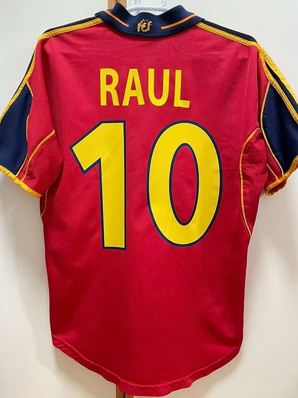 Other 2000 Spain #7 Raul Jersey Home Size US L / EU 52-54 / 3 - 2 Thumbnail