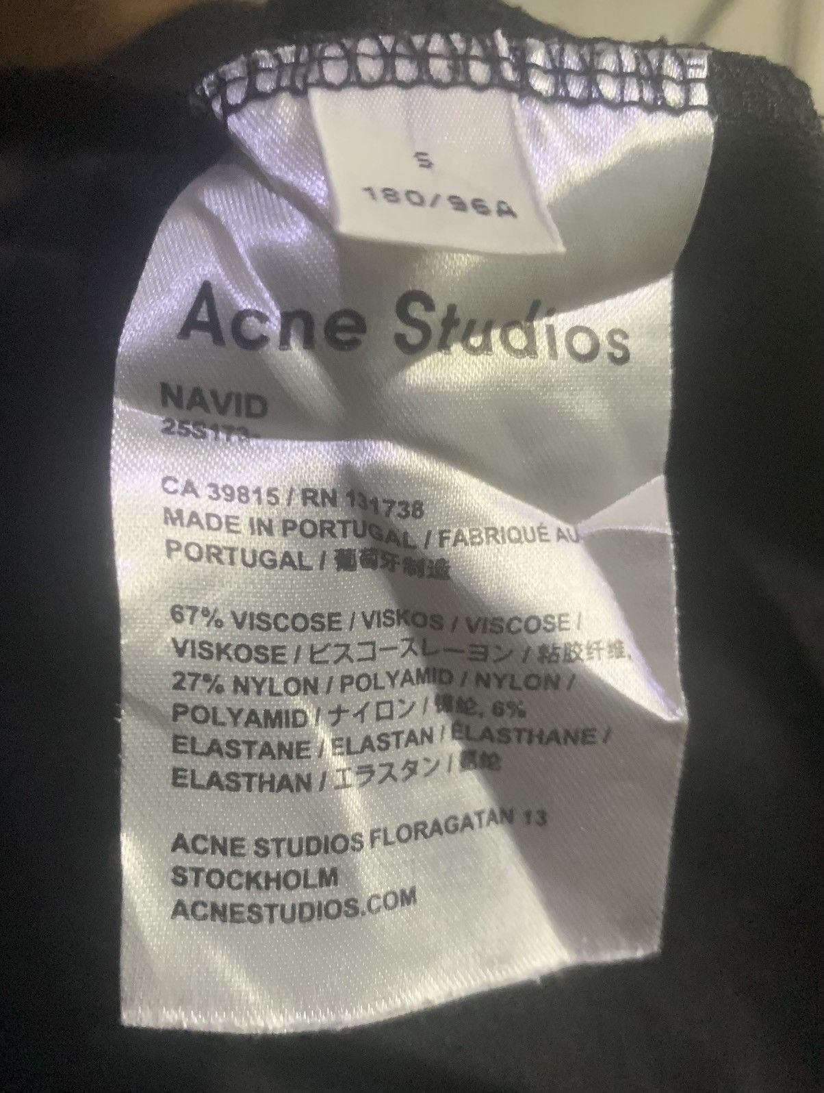 Acne Studios ACNE STUDIOS NAVID LOGO MOCK NECK Size US M / EU 48-50 / 2 - 3 Thumbnail
