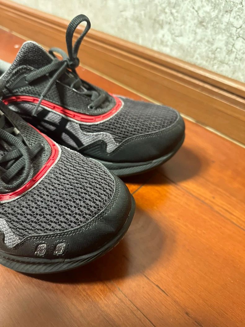 Kiko Kostadinov Kiko Kostadinov Asics Gel-Glidelyte 3 Black and Red Running Size US 9.5 / EU 42-43 - 4 Thumbnail