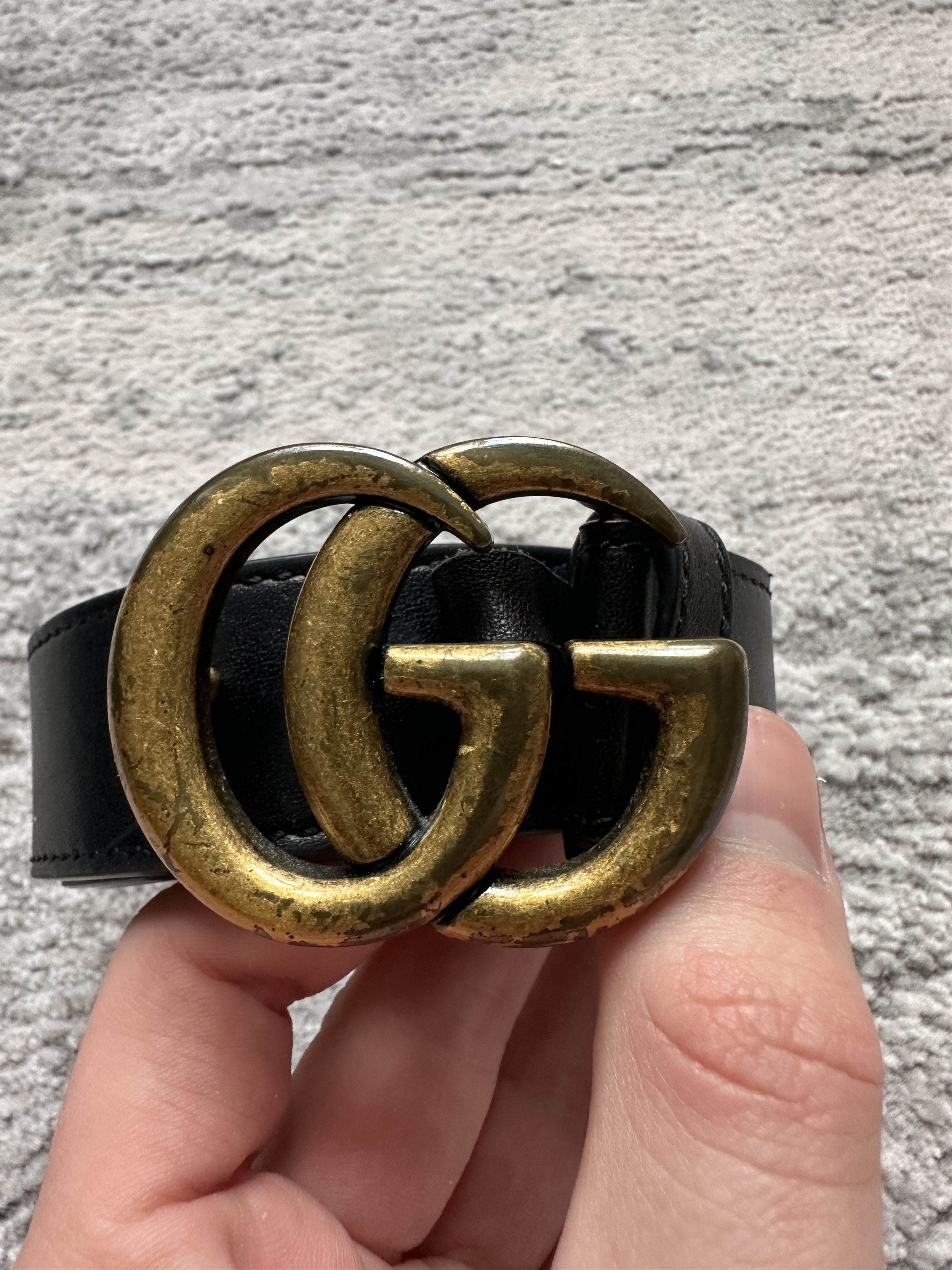 Gucci Gucci leather belt Size 32 - 3 Thumbnail