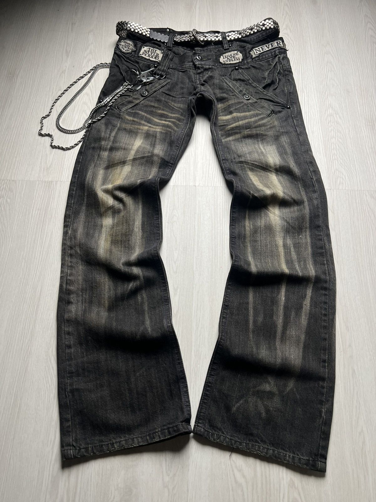 14th Addiction 14th Addiction Coyote 1 flared jeans | Grailed