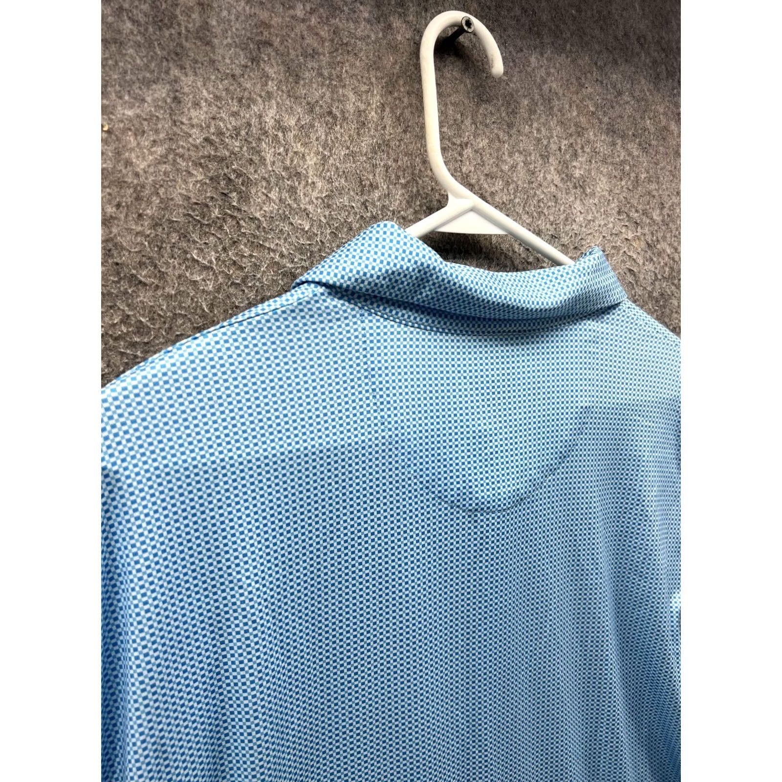Callaway Callaway Polo Shirt Mens L Blue Gingham Opti-Dri Stretch Golf Performance Shirt Size US L / EU 52-54 / 3 - 7 Thumbnail